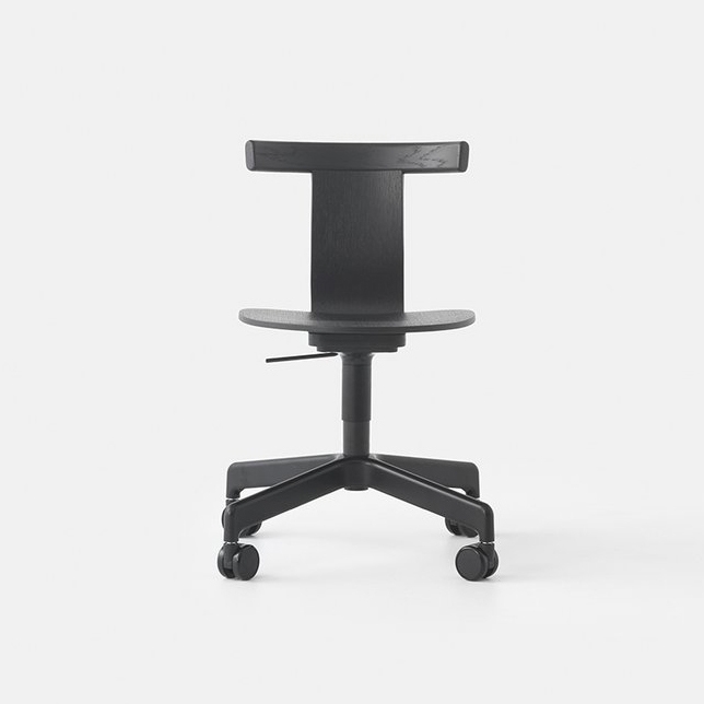 Produkt Jiro Swivel Chair Black - Black Base with Casters des Herstellers Resident anzeigen
