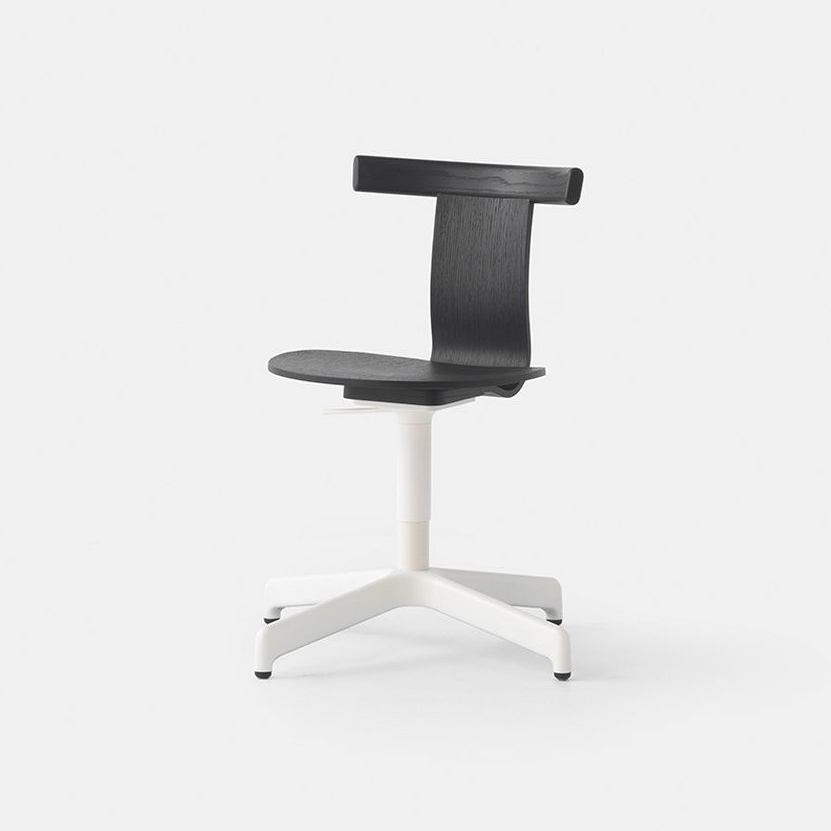 Produkt Jiro Swivel Chair Black - White Base des Herstellers Resident anzeigen