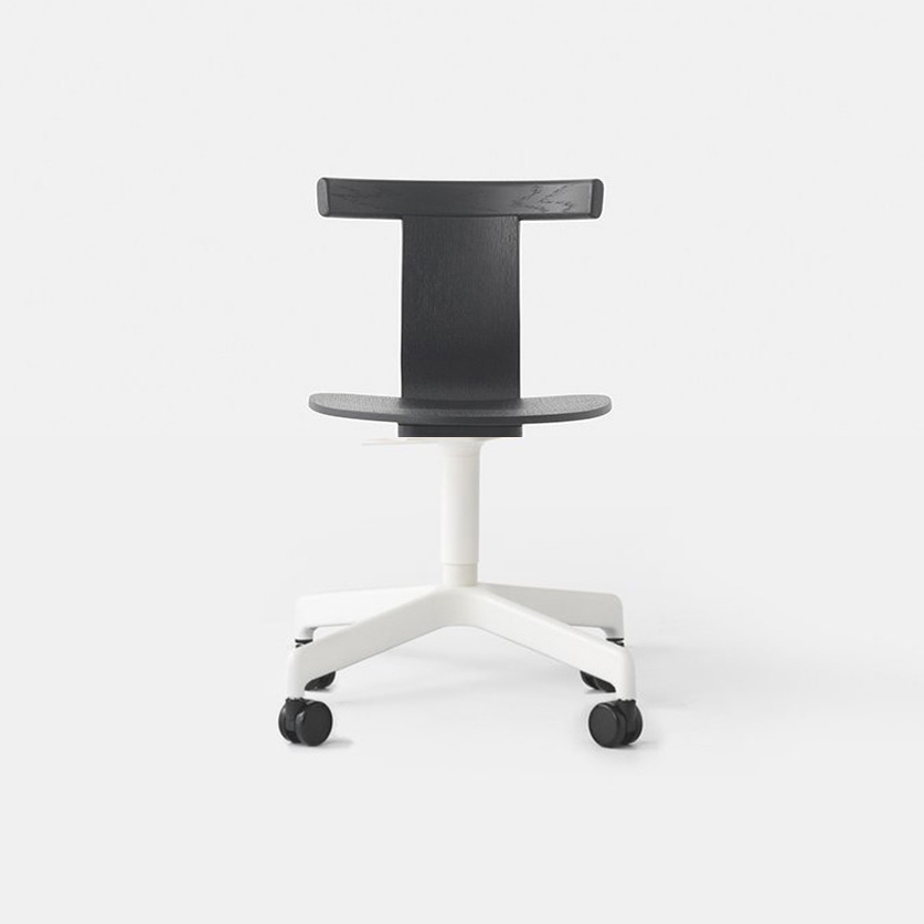 Produkt Jiro Swivel Chair Black - White Base with Casters des Herstellers Resident anzeigen