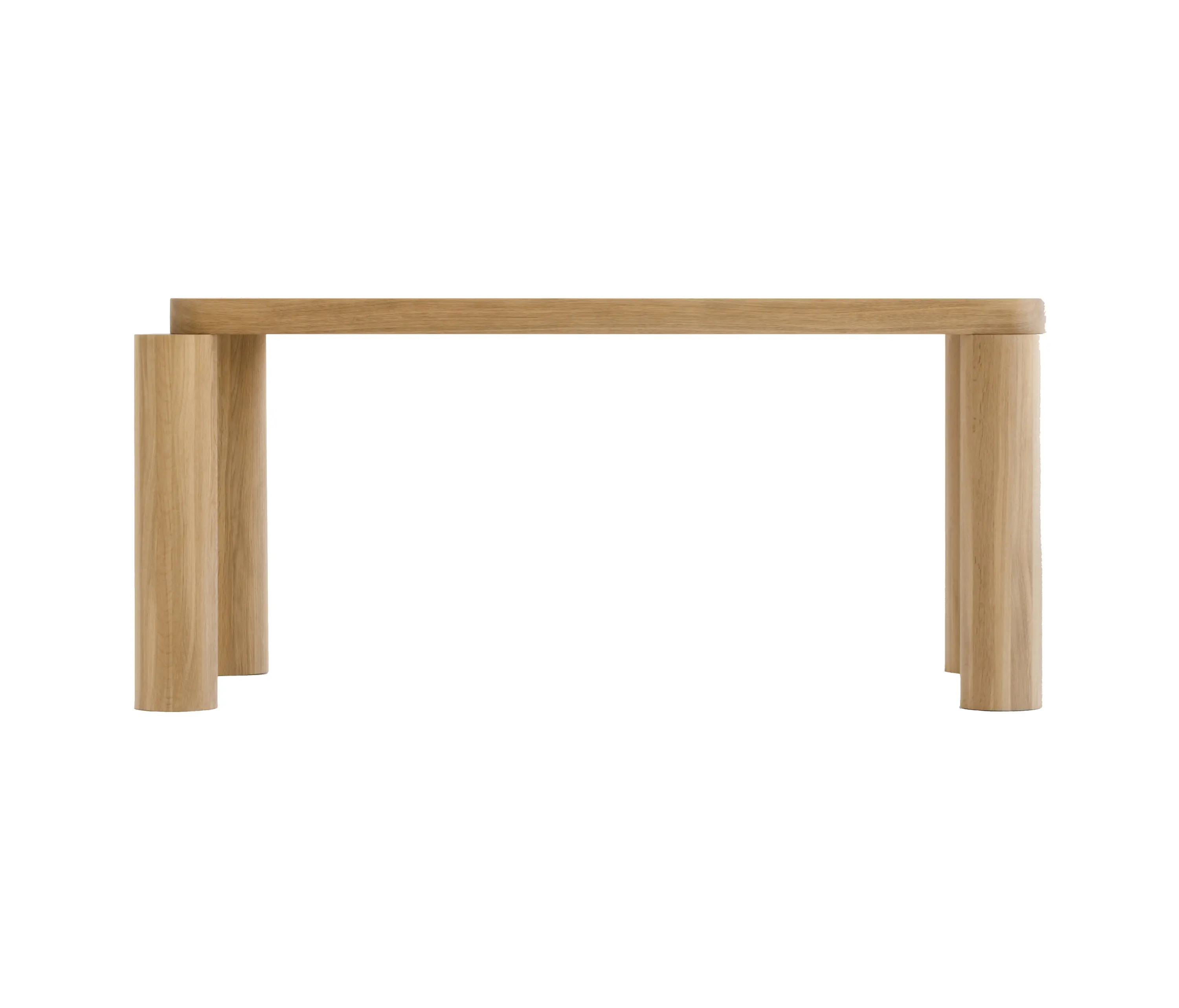 Resident - Offset Dining Table - Natural