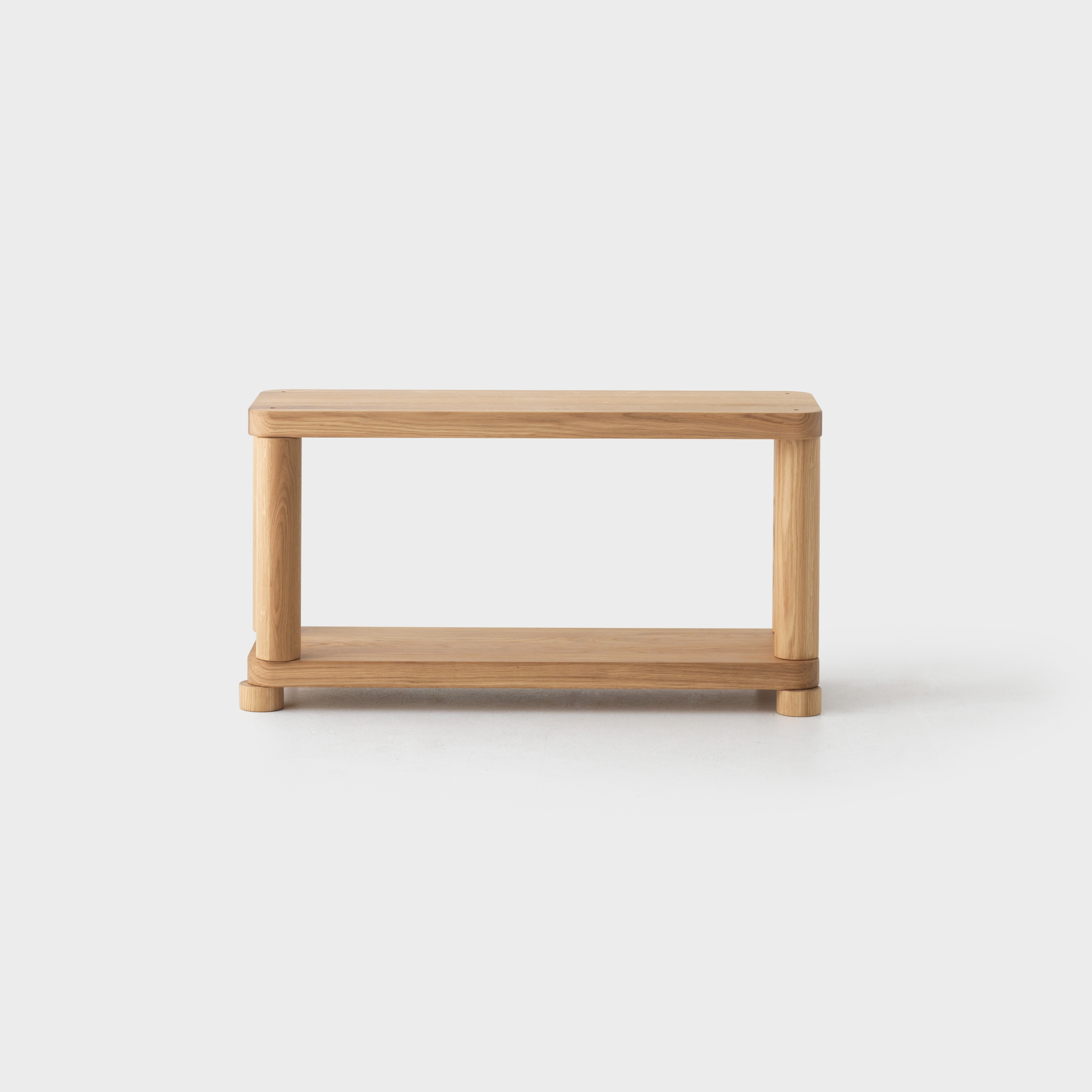 Display product Offset Shelf Small Natural - 1 Tier from manufacturer Resident