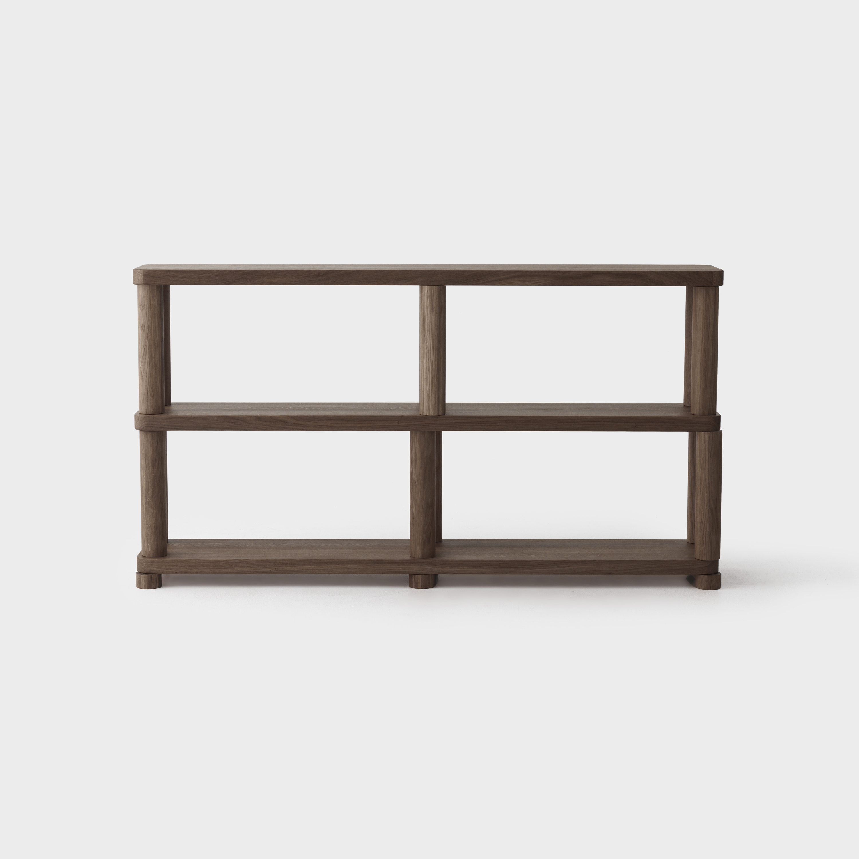 Offset Shelf Large Umber - 2 Tier