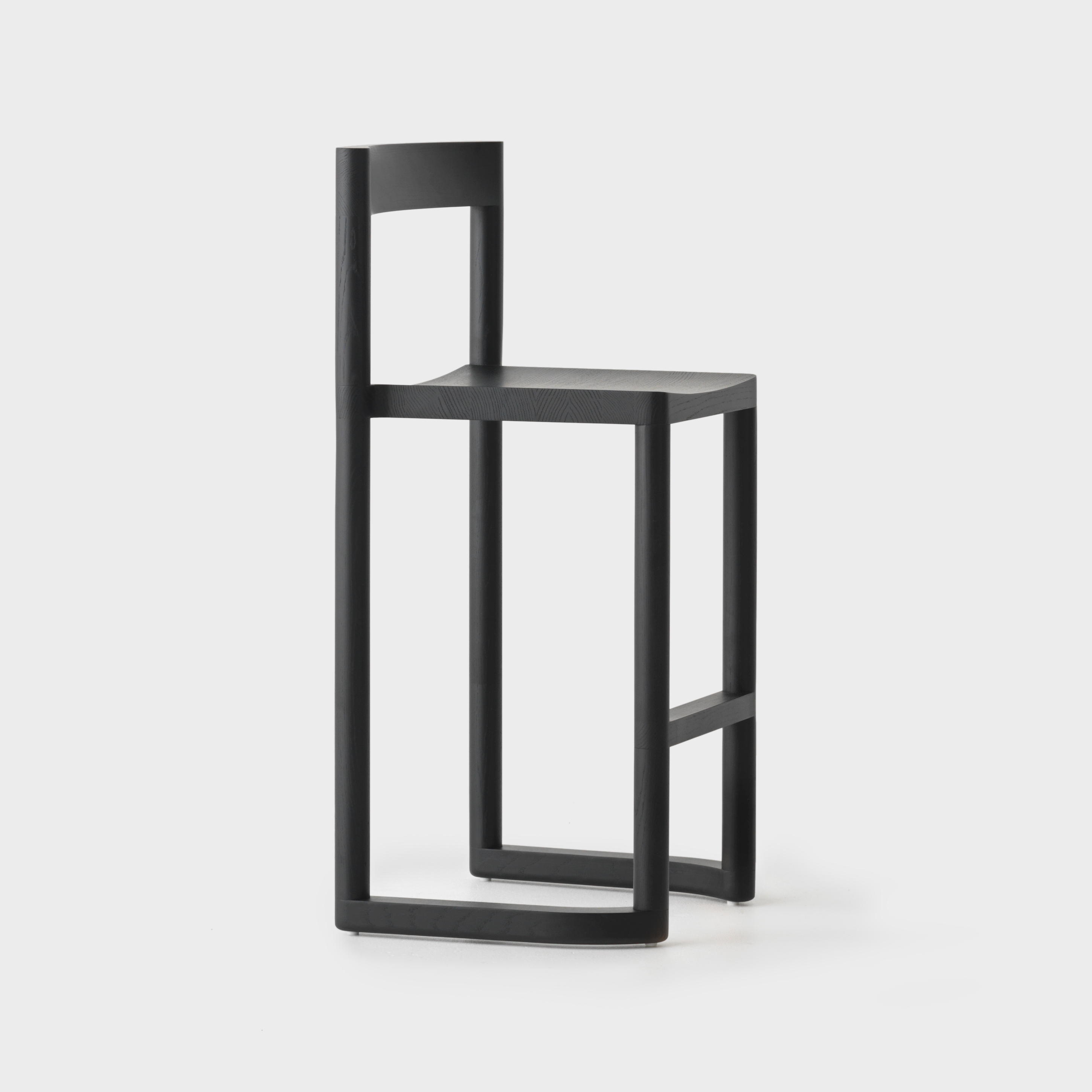 Display product Pier Stool Counter Height - Black from manufacturer Resident