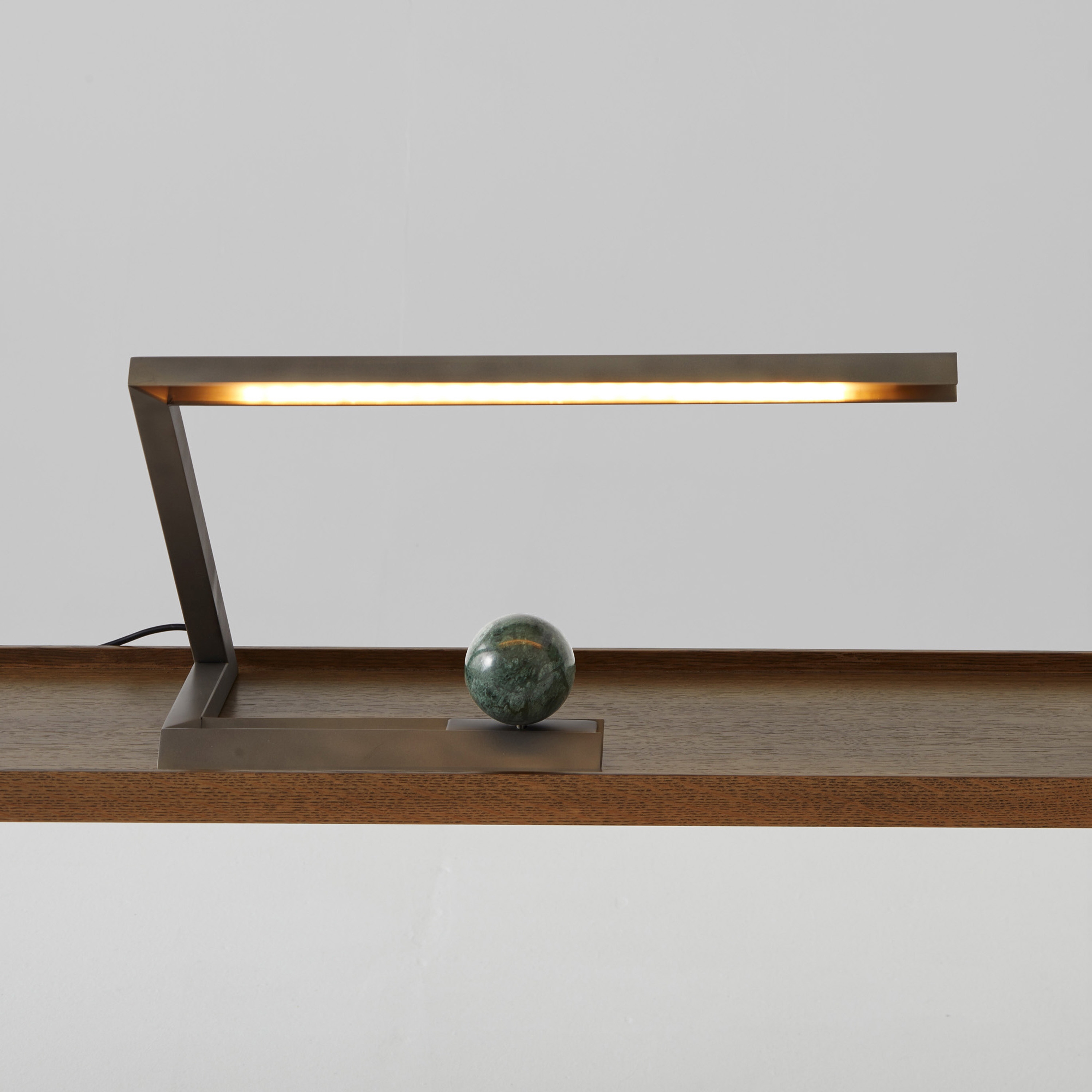Oud Lamp - Sandblasted Steel