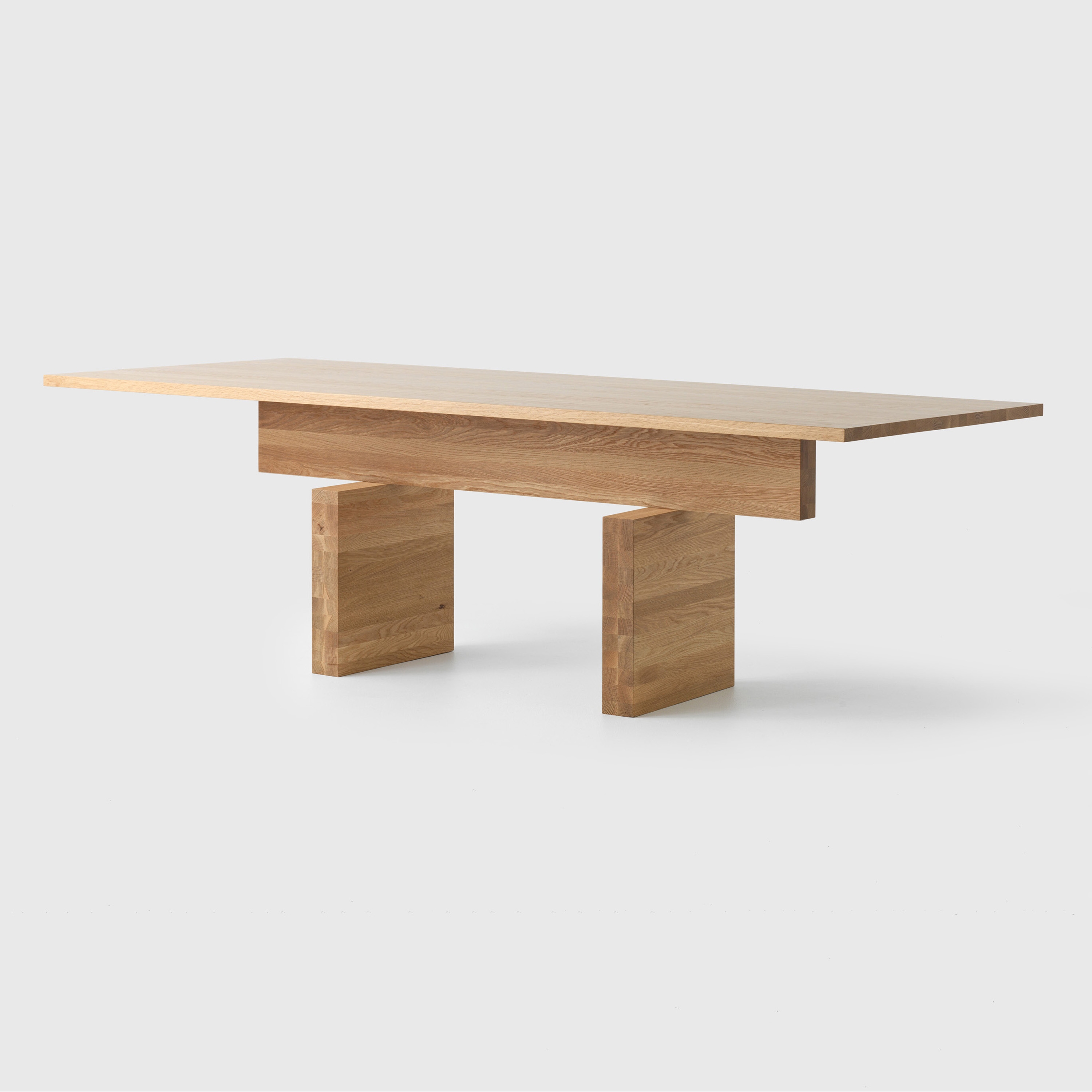 Display product Plane Dining Table Rectangle - Natural from manufacturer Resident