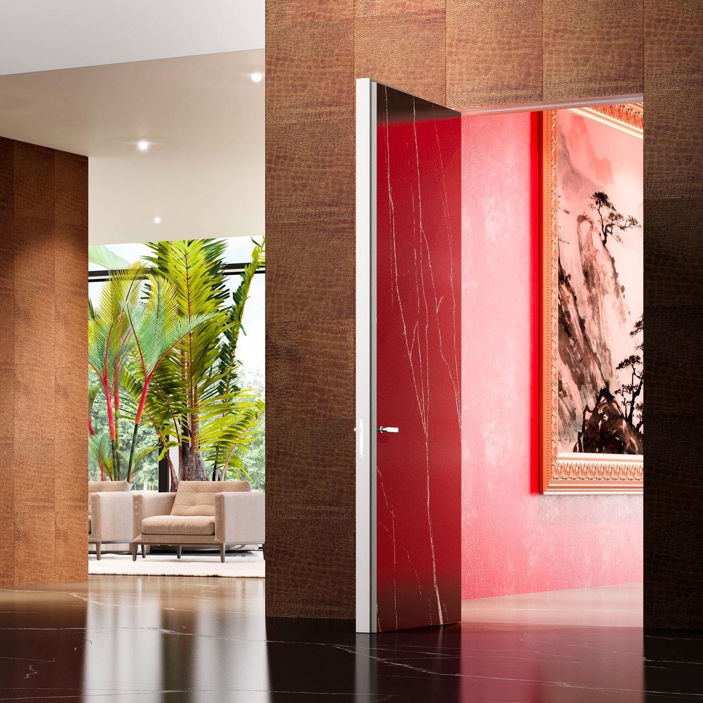 Display product Alba | Filo 10 Hinged Door from manufacturer Linvisibile