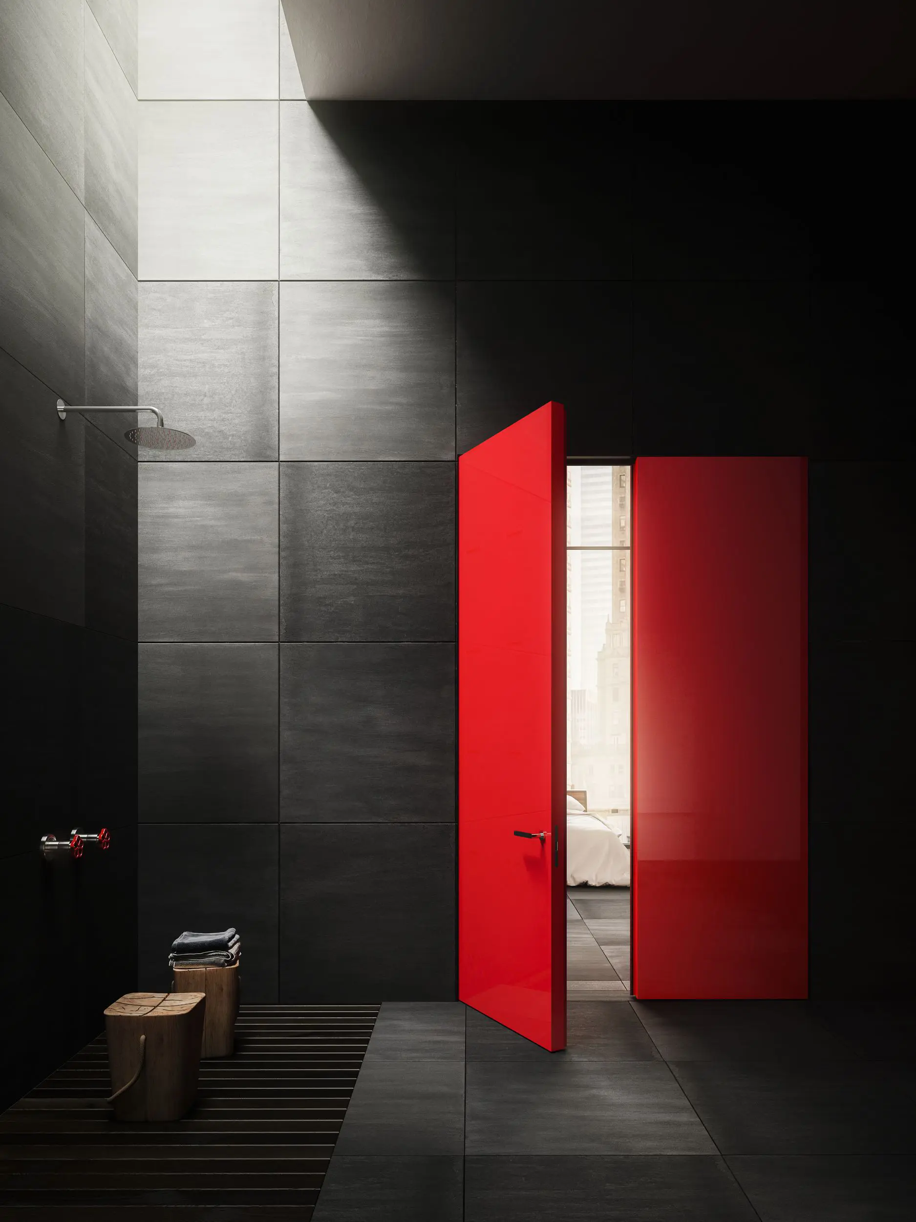Linvisibile - Alba | Puerta Batiente Filo 10