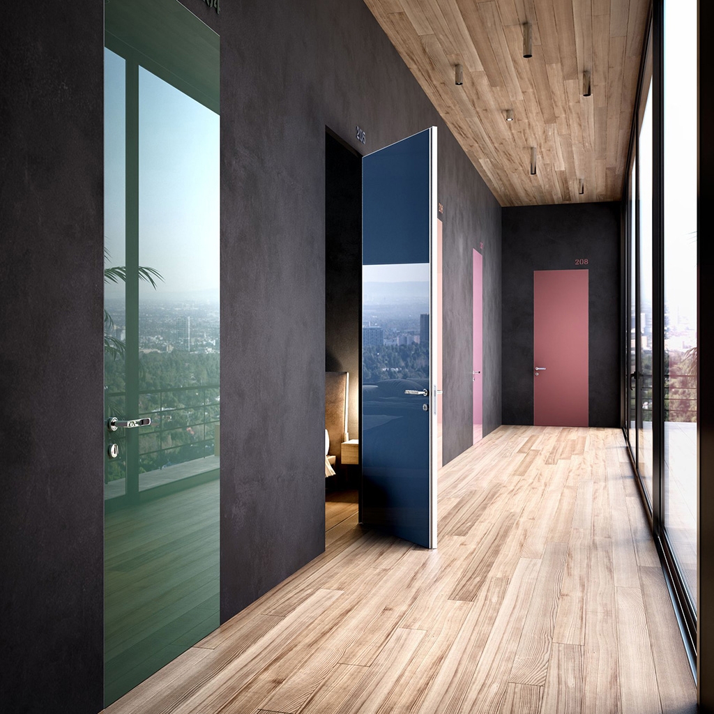 Display product Alba | INFINITO Hinged Door from manufacturer Linvisibile