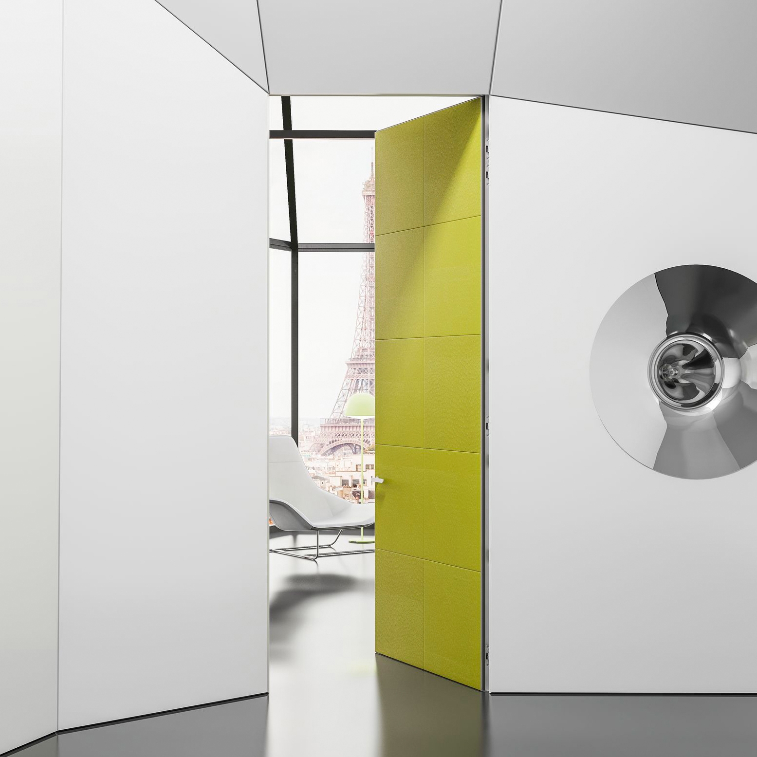 Display product Alba | INFINITO Hinged Door from manufacturer Linvisibile