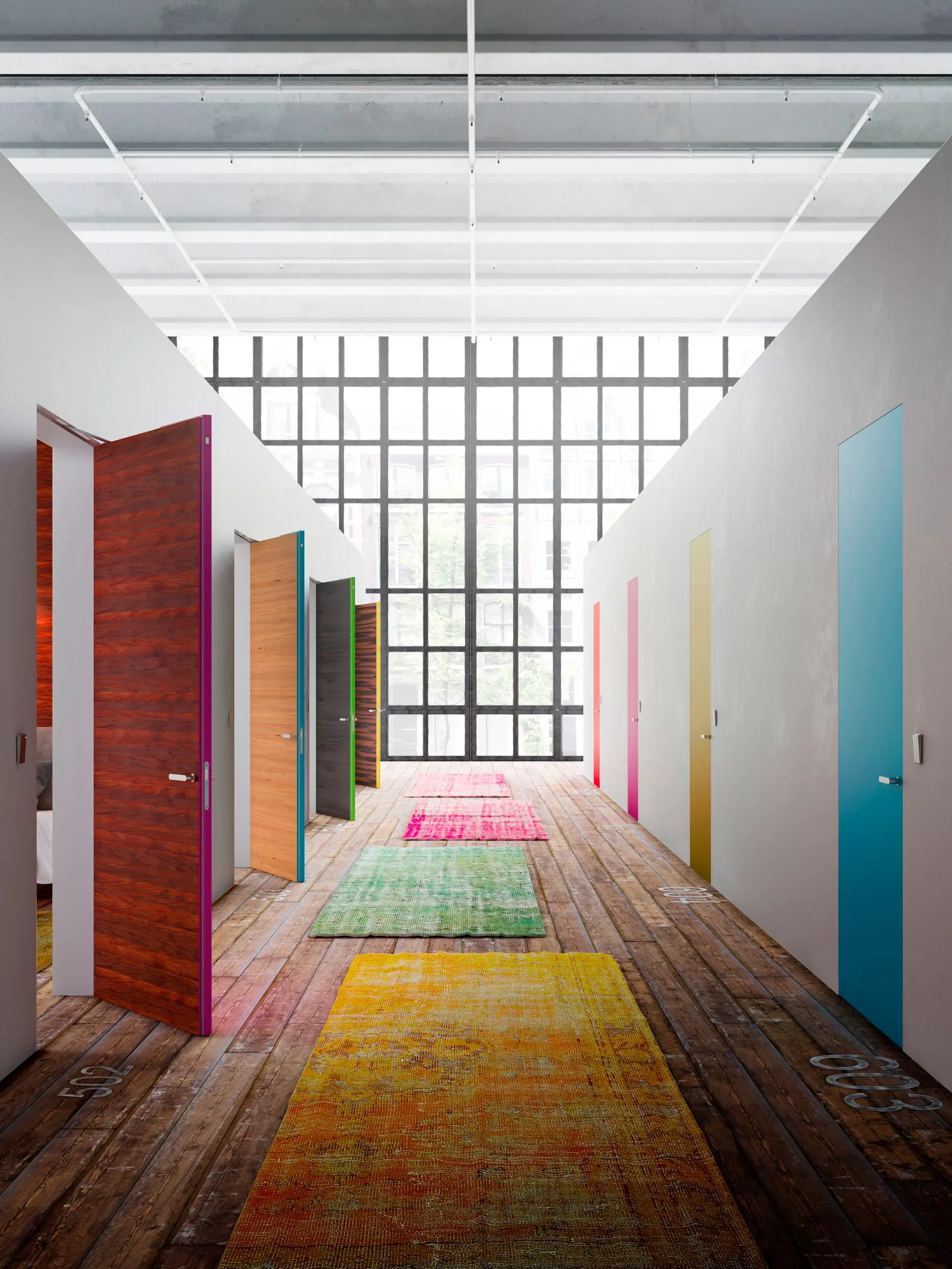 Linvisibile - Alba | Fire Resistant Hinged Door