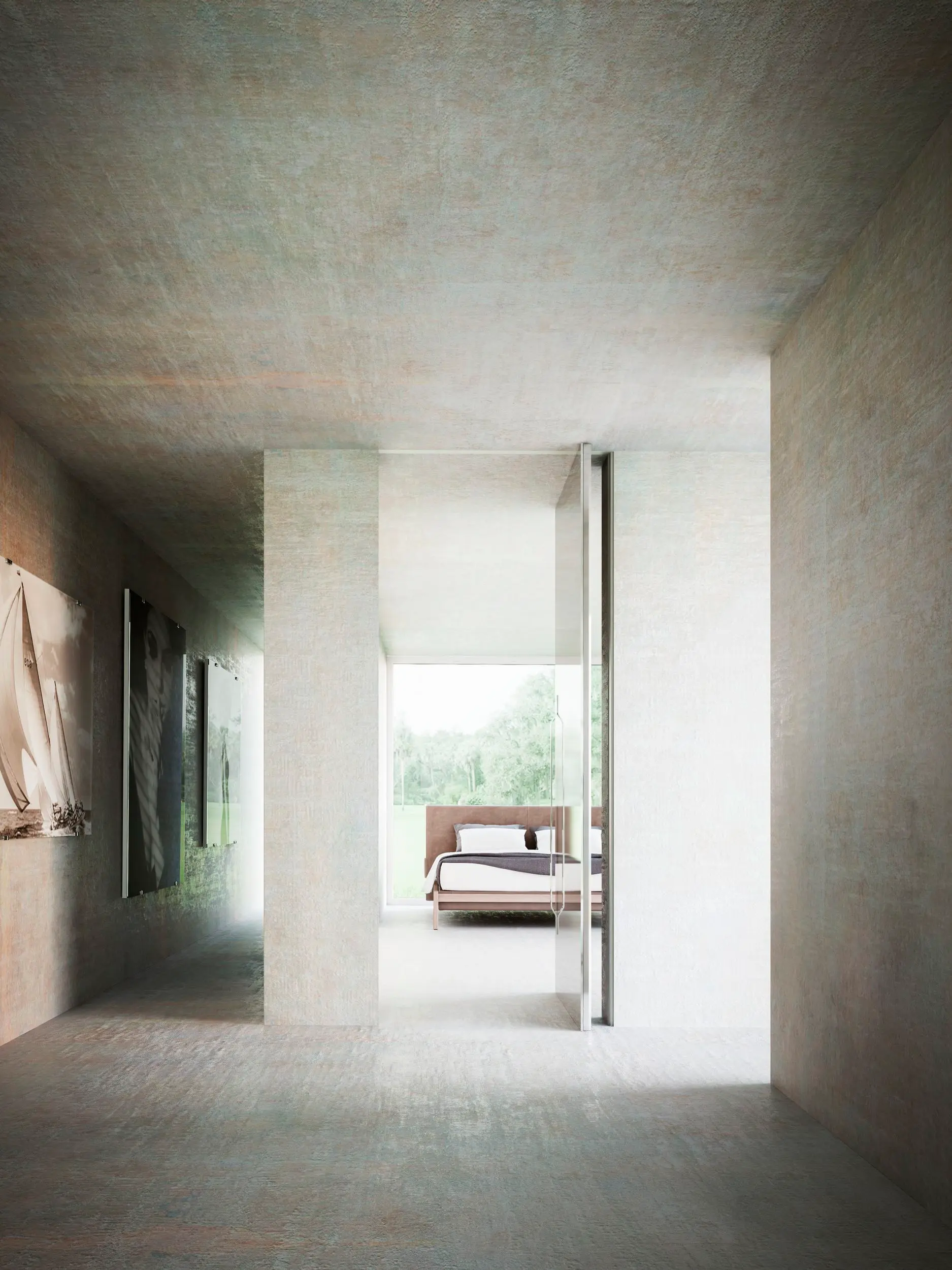 Linvisibile - Brezza | Vertical Pivot Door