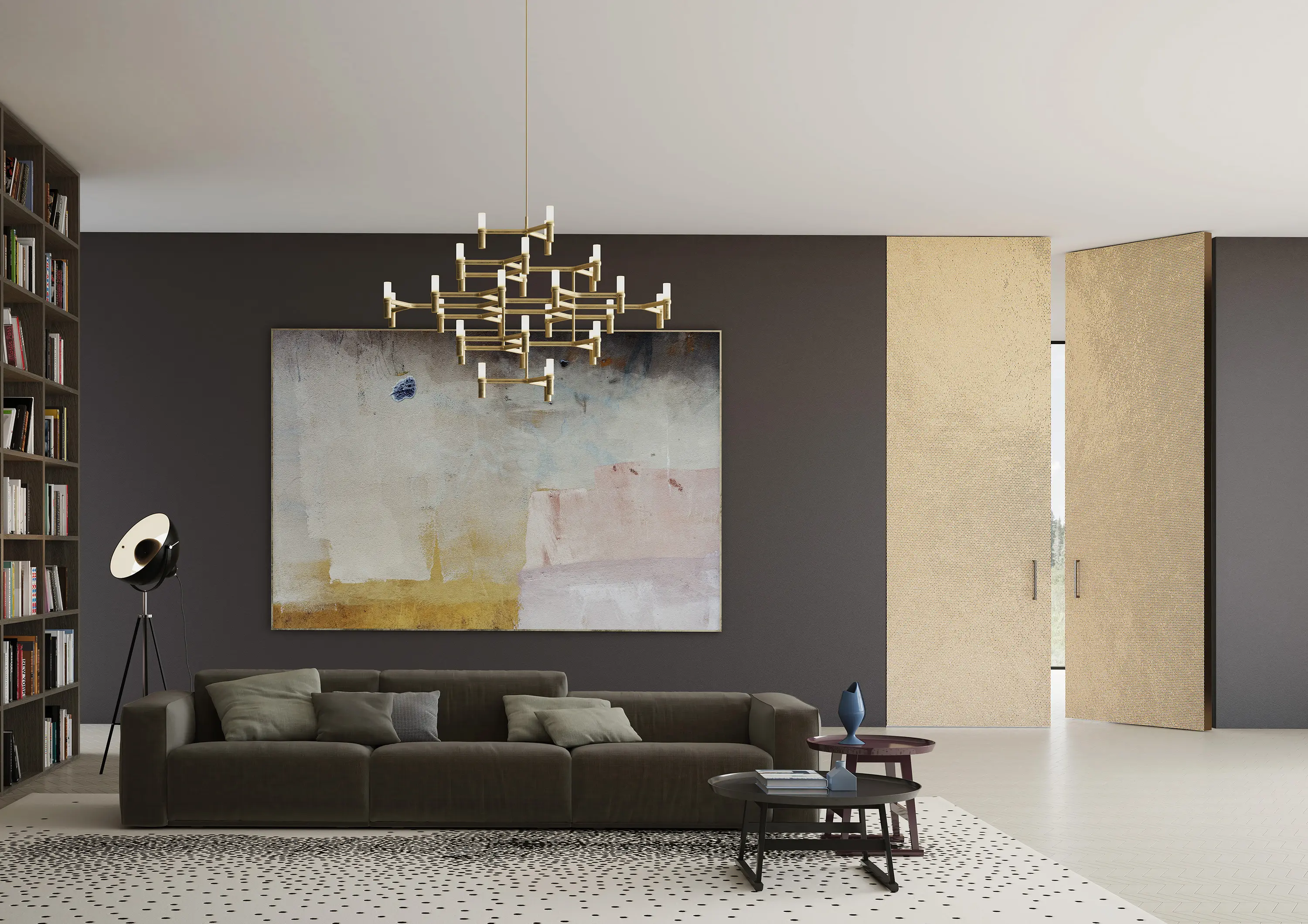 Linvisibile - Brezza | Filo 10 Vertical Pivot door