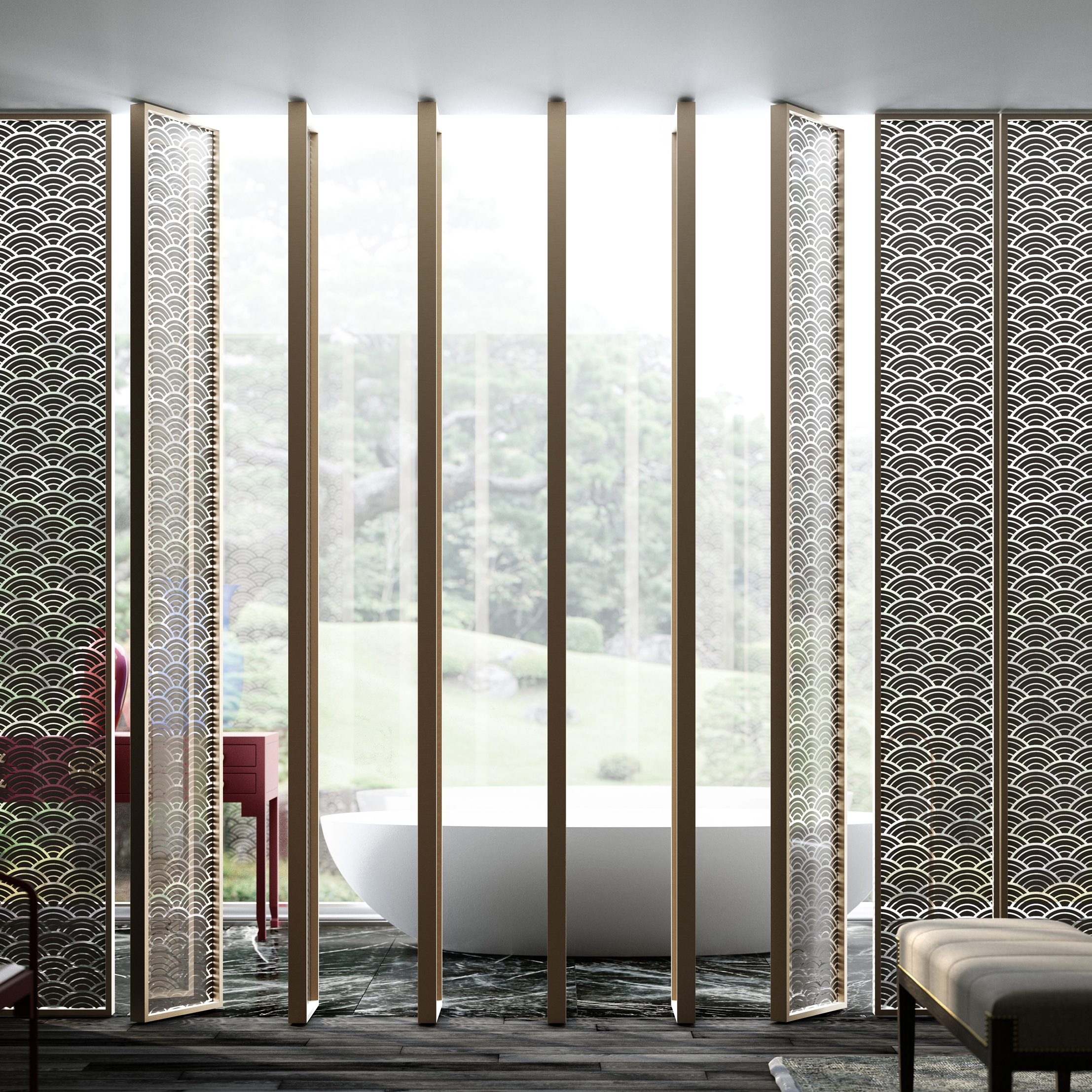 Mostra il prodotto Brezza | Sistema Zefiro | Versione con cornice del produttore Linvisibile