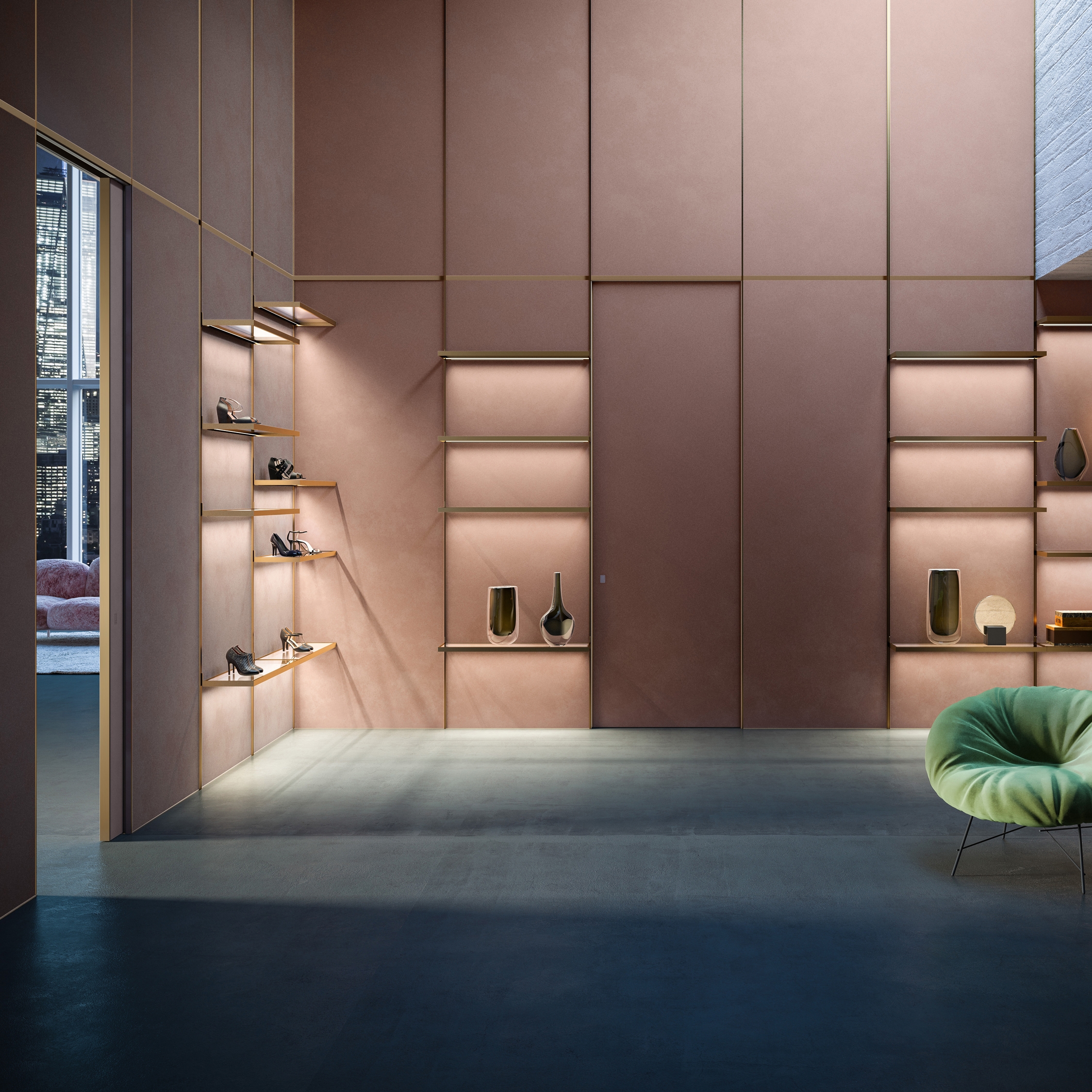 Display product Marea | Infinito Pocket Door from manufacturer Linvisibile