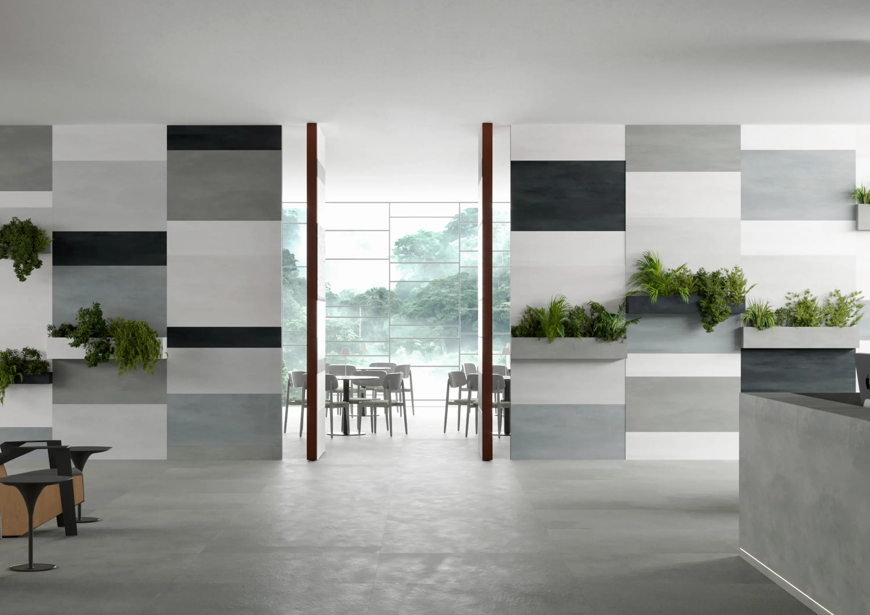 Linvisibile - Brezza | Infinito 10 Vertical Pivot Door