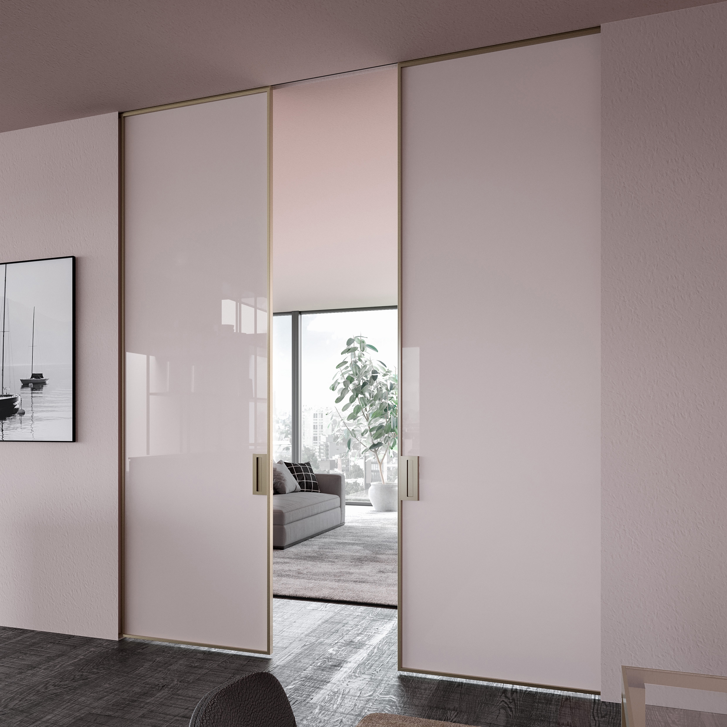 Display product Marea | Linea Pocket Door from manufacturer Linvisibile