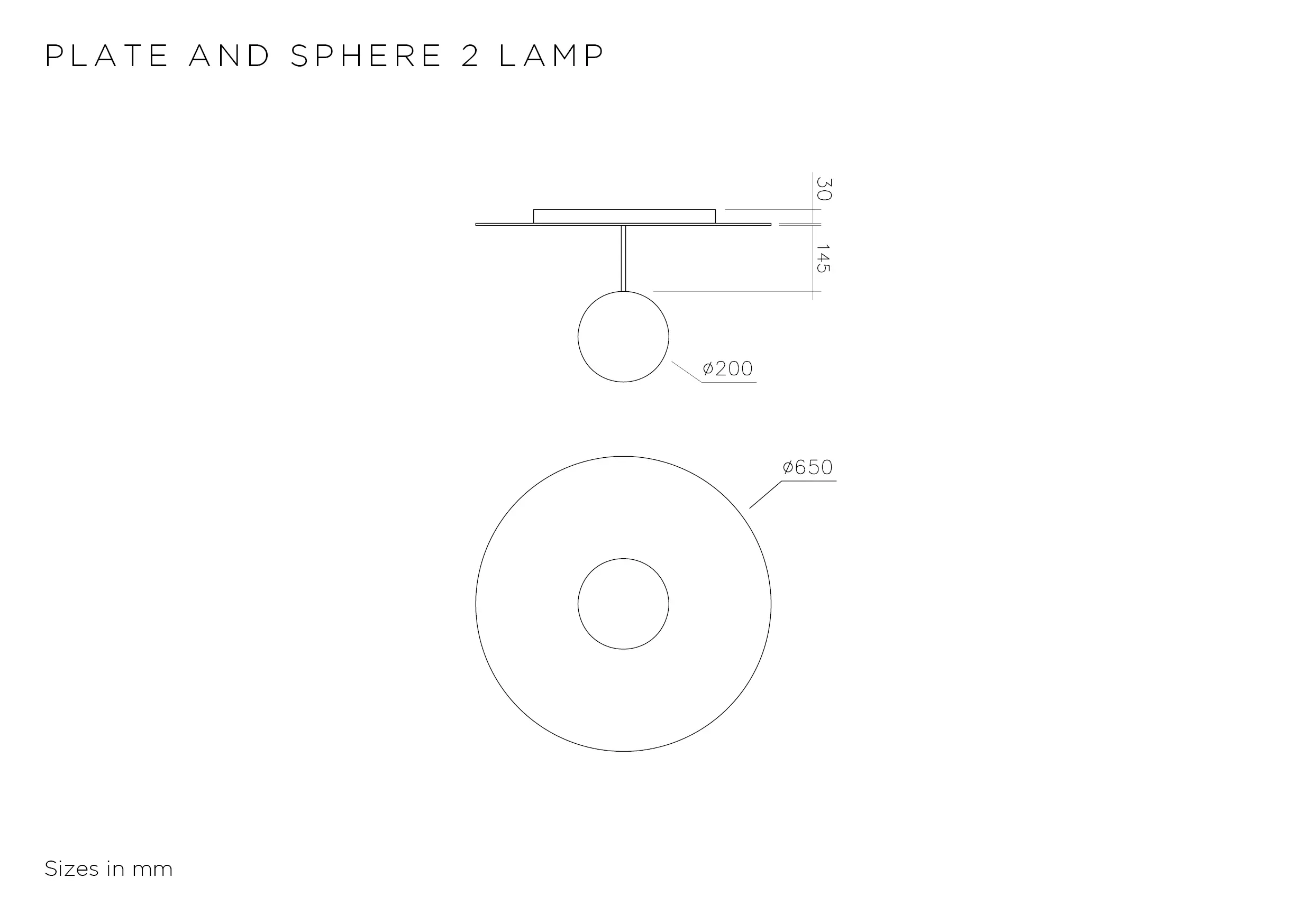 Atelier Areti - Plate And Sphere pendant
