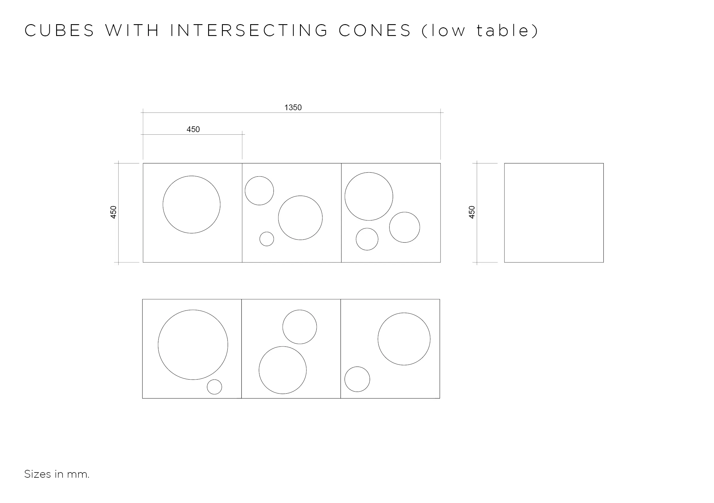 Atelier Areti - Cubes With Intersecting Cones