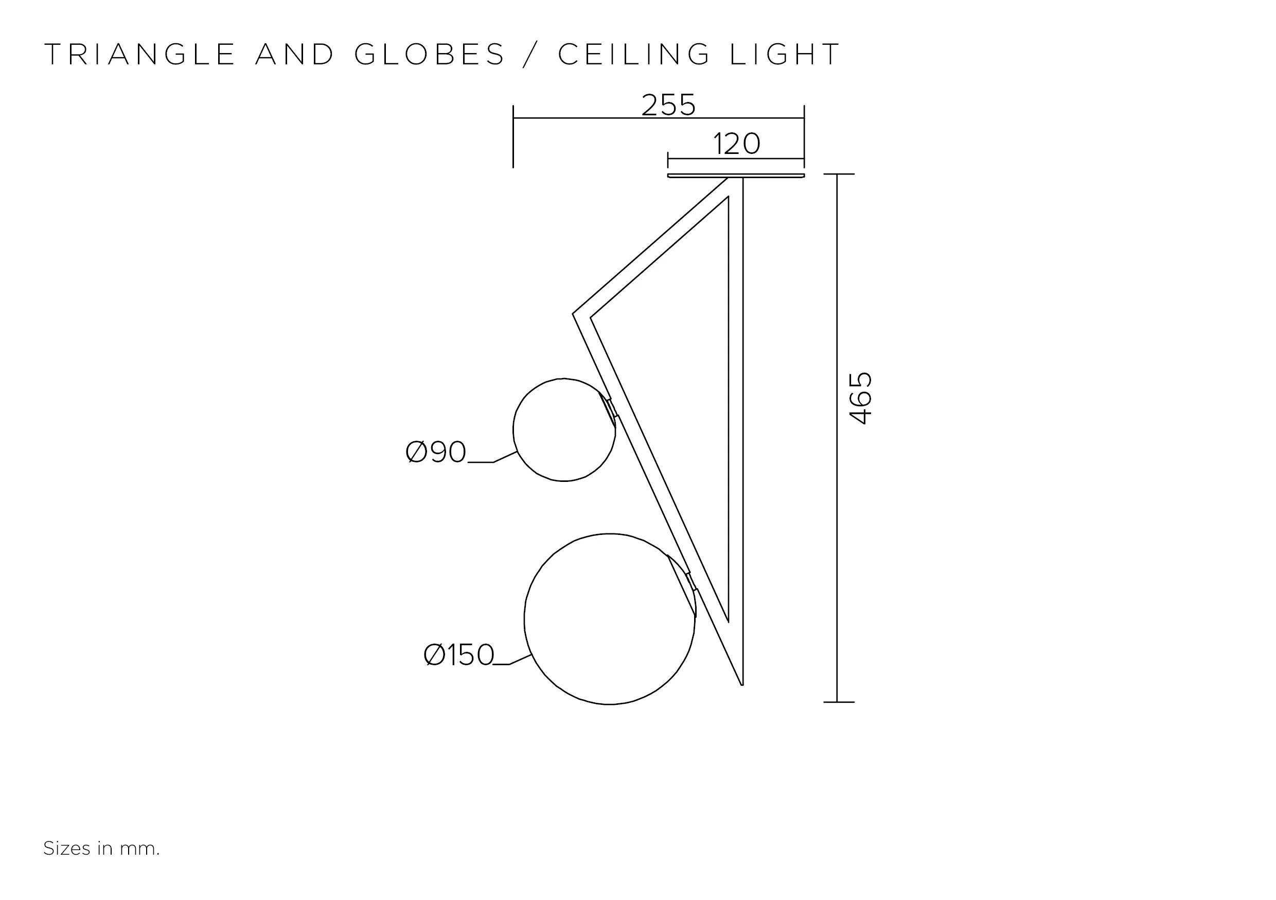 Atelier Areti - Triangle and globe 329OL-C04