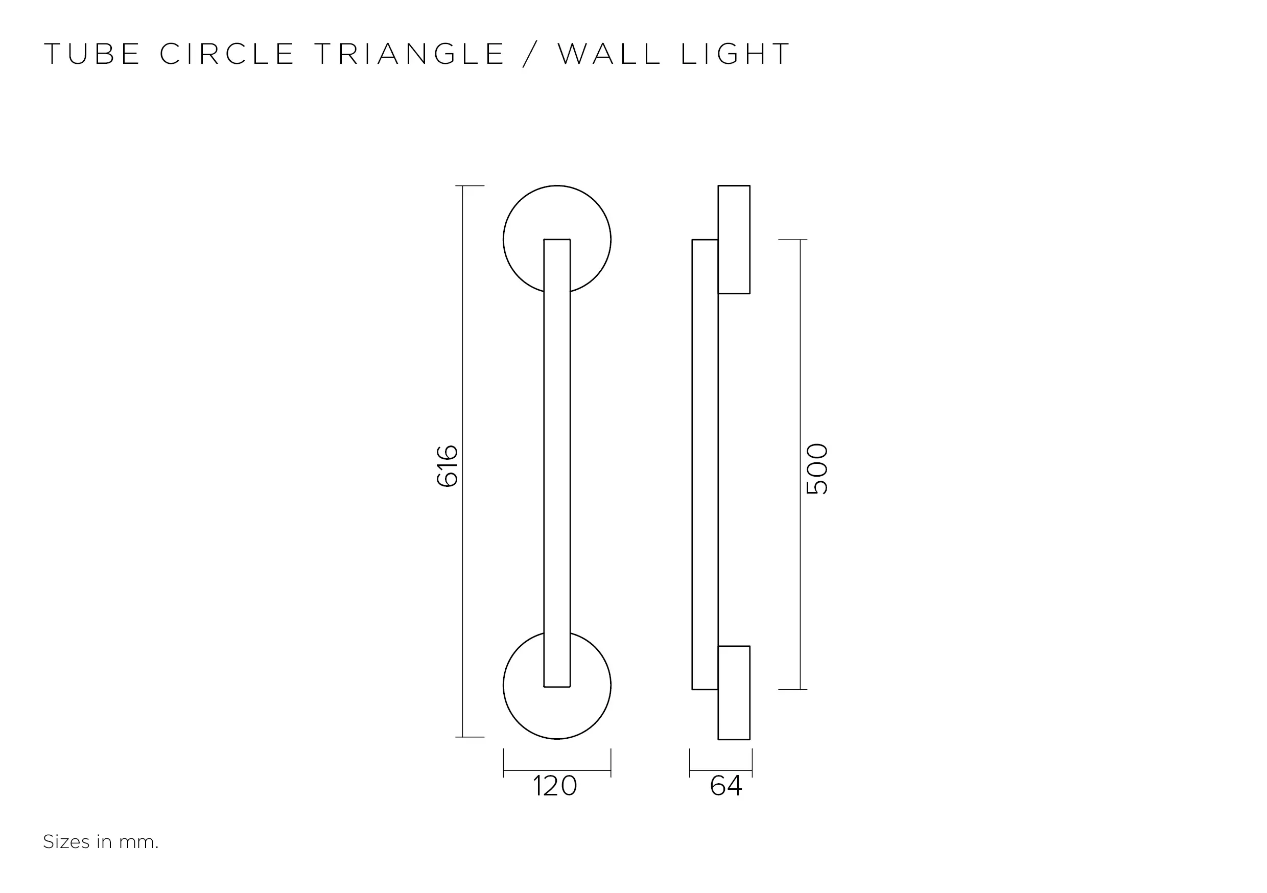 Atelier Areti - Tube circle triangle 447OL-W03
