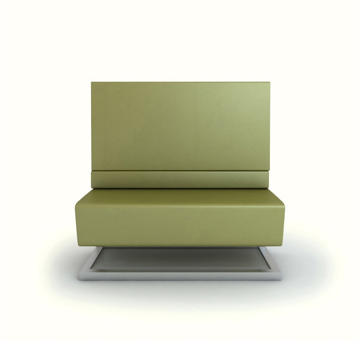 Vertoon produk Scoop Bench van vervaardiger ALMA Design