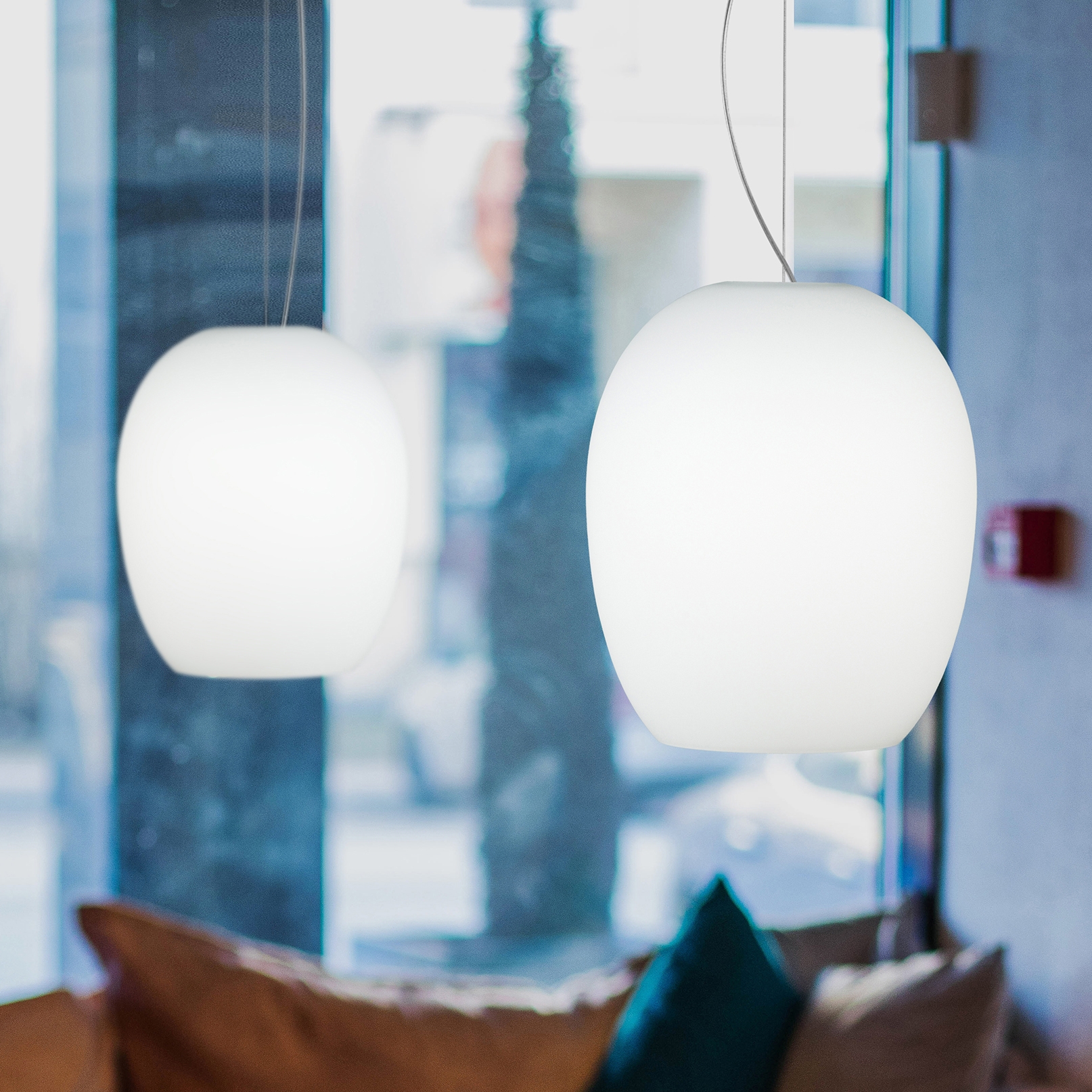 Mostrar el producto Casablanca Anua Double Pendant White del fabricante millelumen