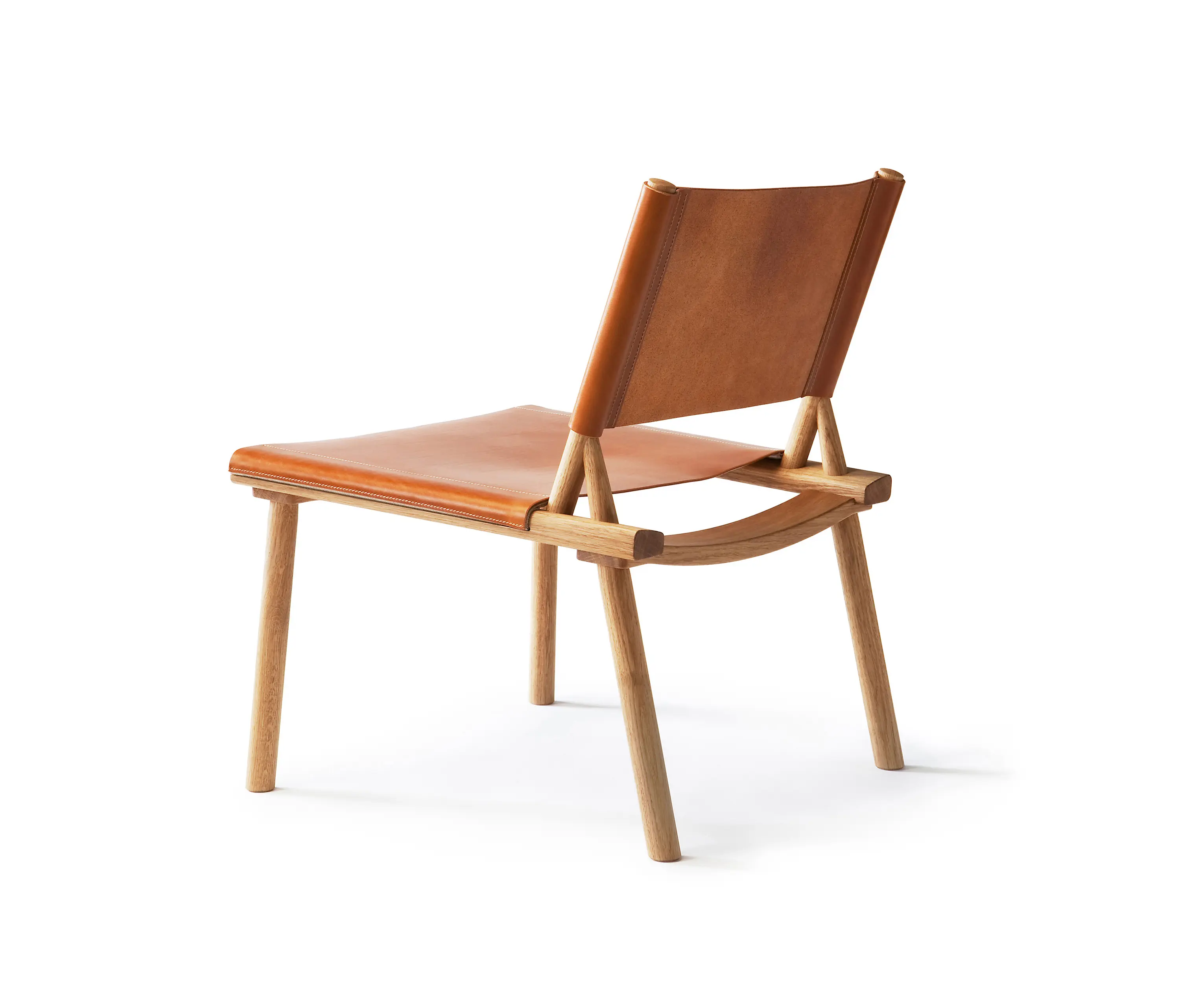 Nikari - 12 Designs For Nature | December Chair, oak-cognac leather