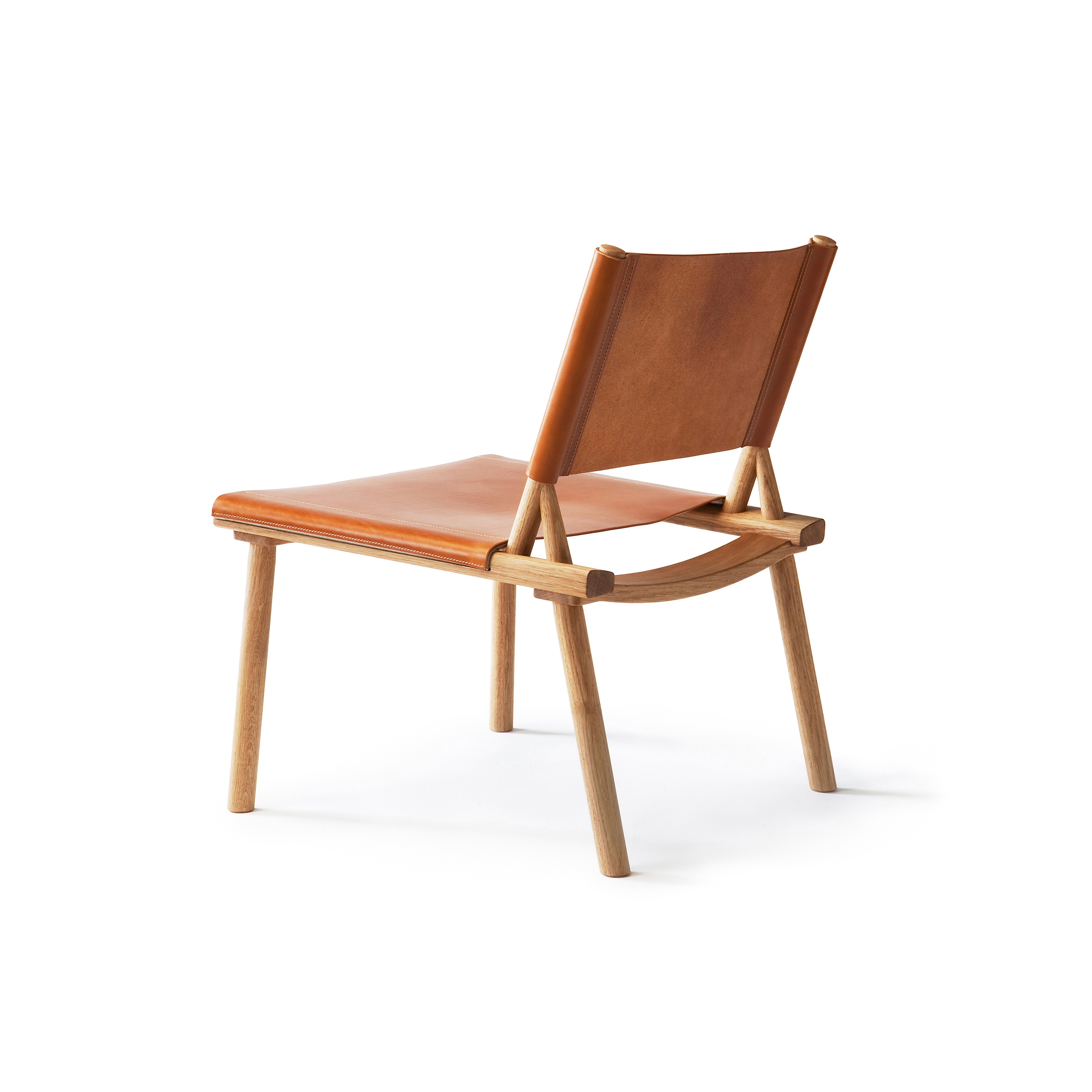 12 Designs For Nature | December Chair, oak-cognac leather