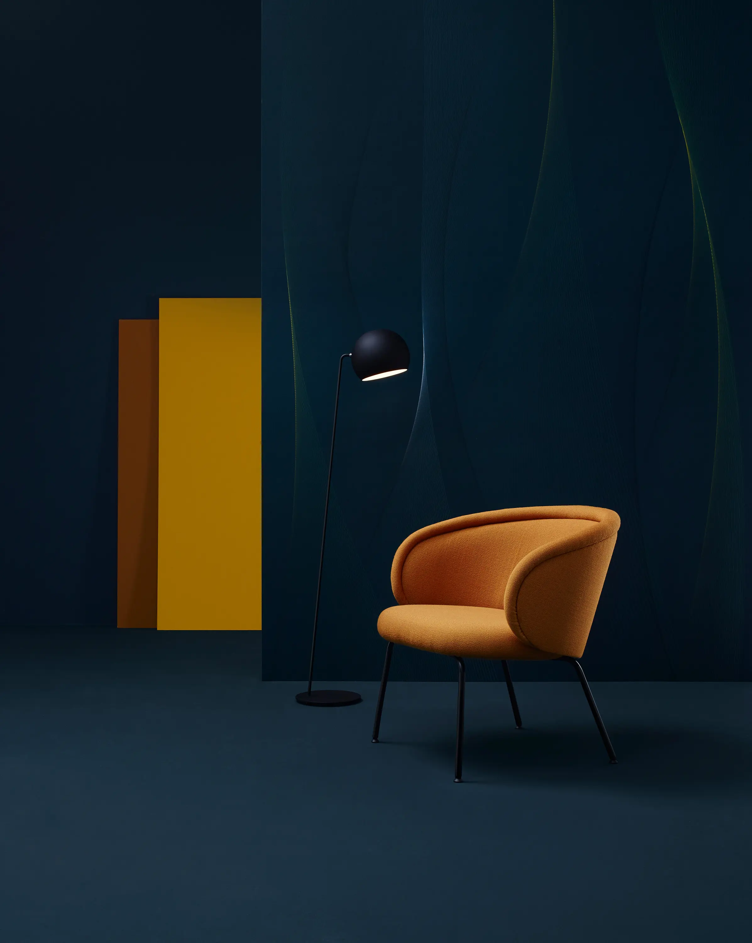 FREIFRAU MANUFAKTUR - Ona | Side Chair with 4-legs steel frame