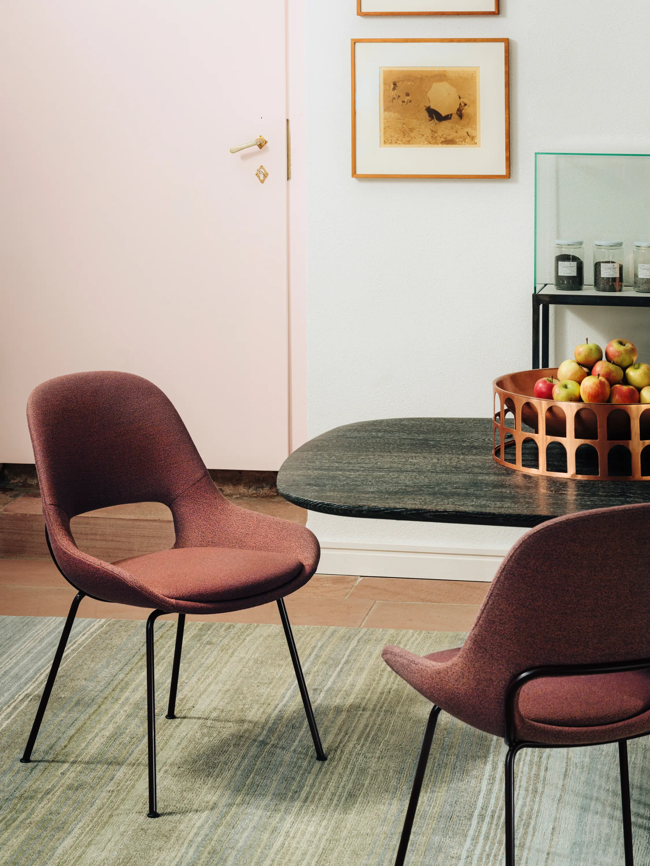 FREIFRAU MANUFAKTUR - Theia | Counter Armchair High with steel frame