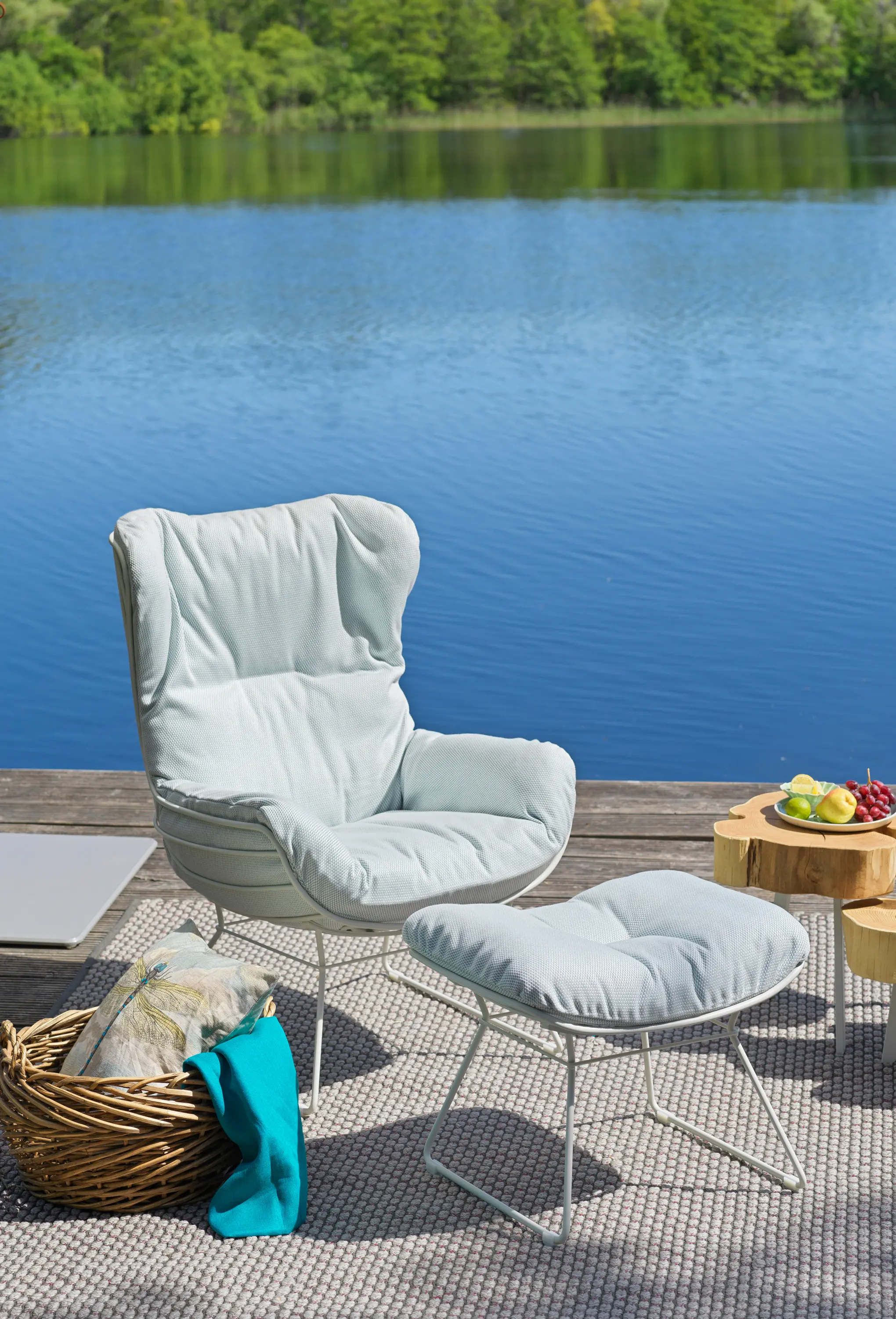 FREIFRAU MANUFAKTUR - Leya | Armchair High with wire frame