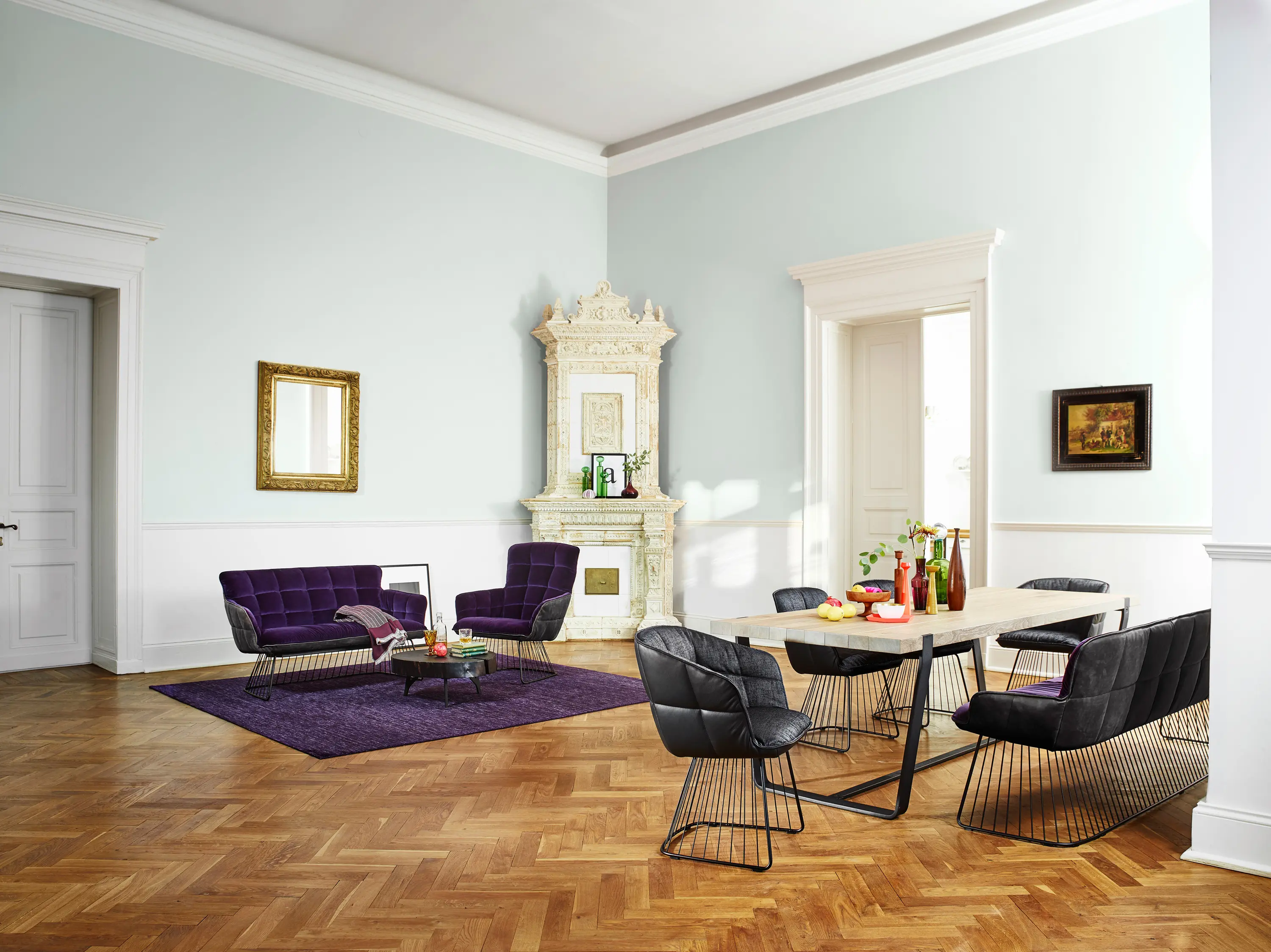 FREIFRAU MANUFAKTUR - Marla | Armchair High with wooden frame