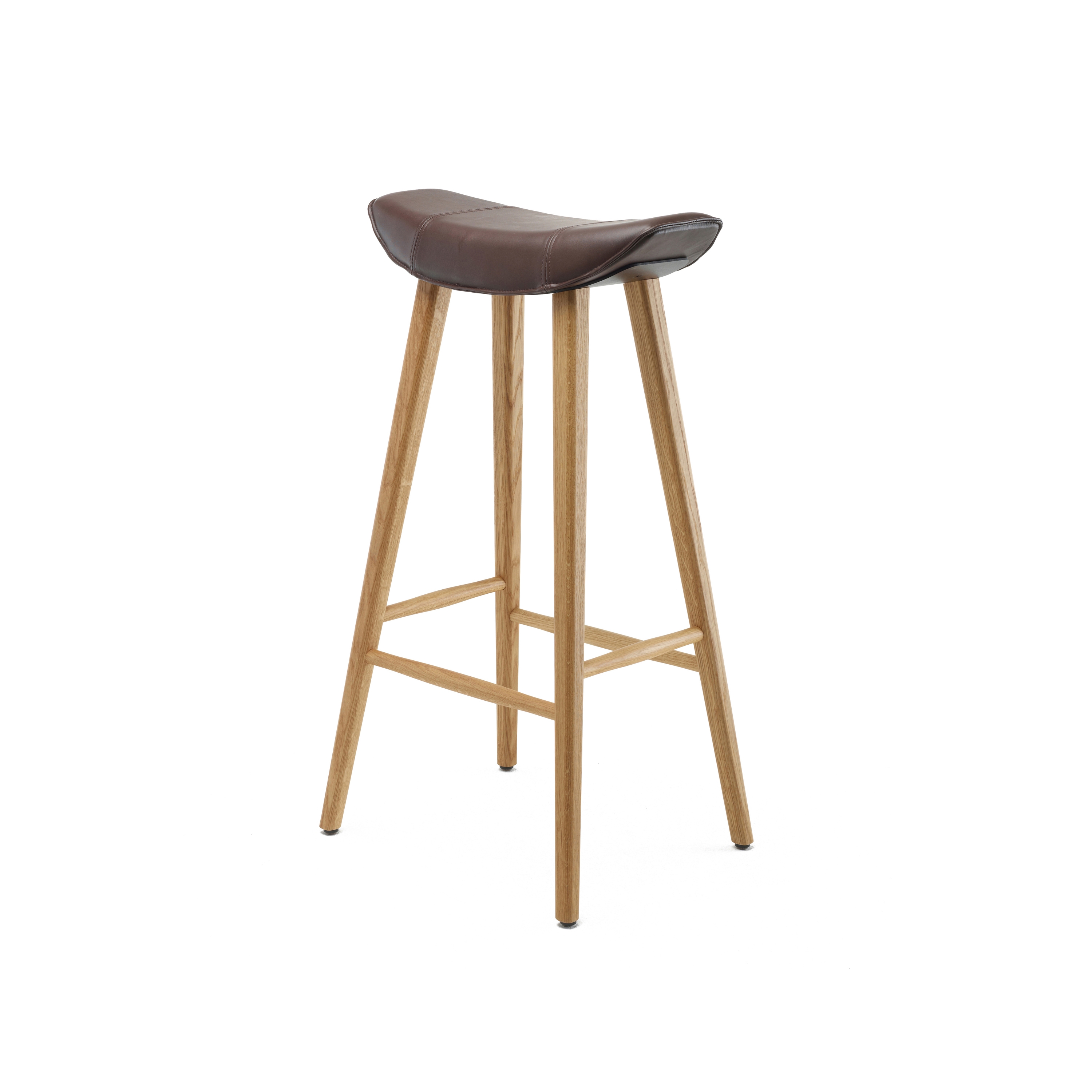 Display product Kya | Barstool with wooden frame from manufacturer FREIFRAU MANUFAKTUR
