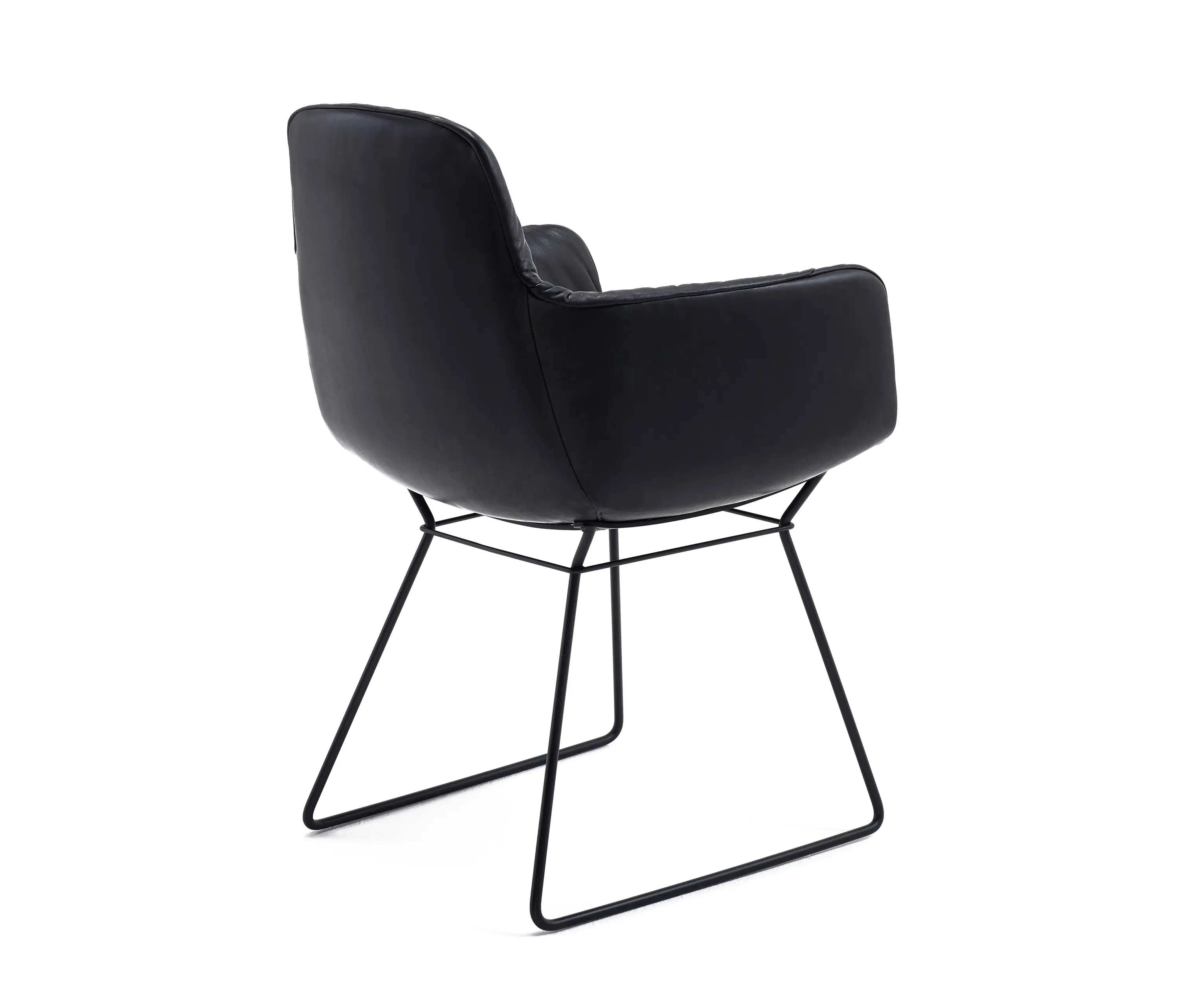FREIFRAU MANUFAKTUR - Leya | Armchair High with skid frame