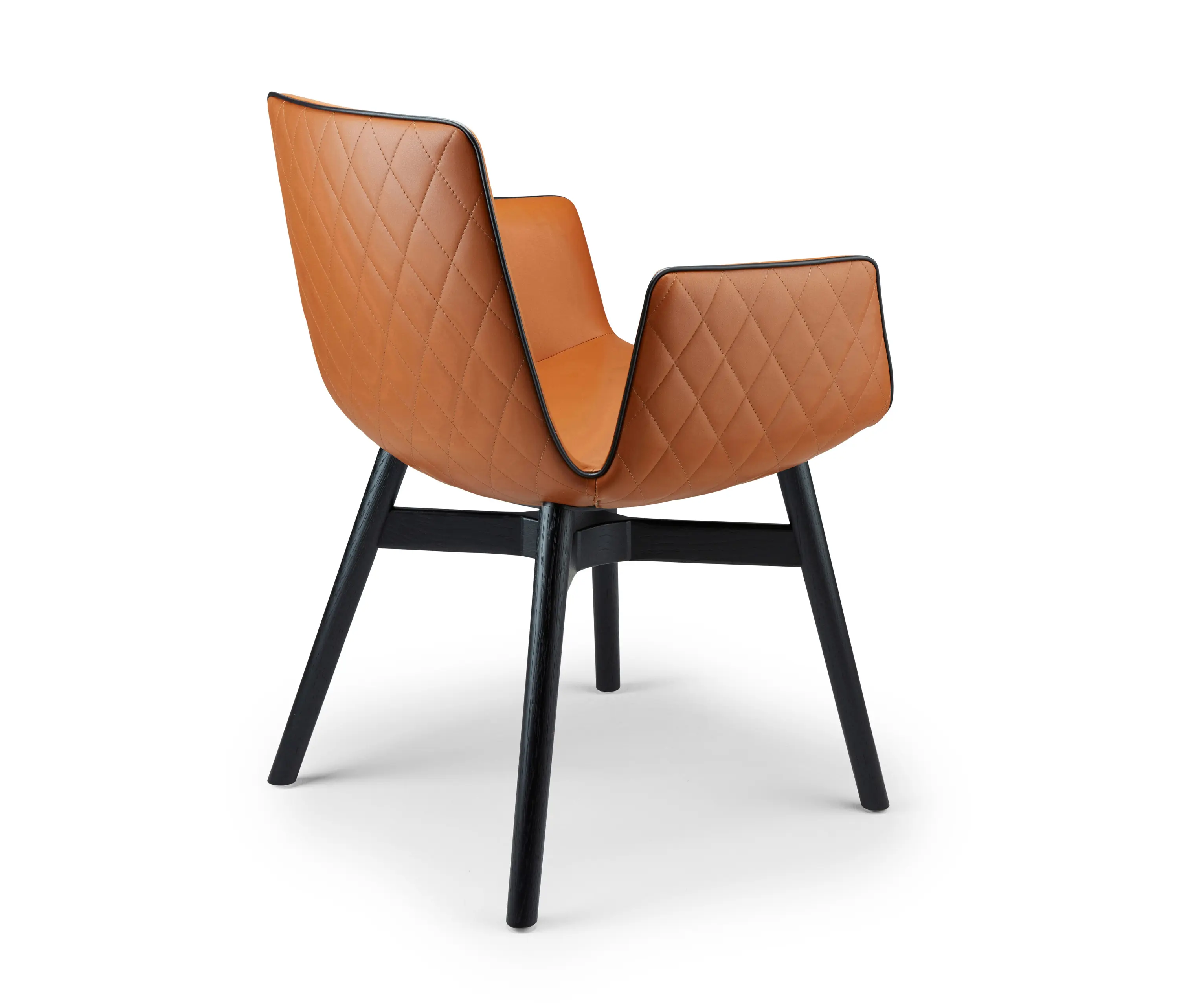 FREIFRAU MANUFAKTUR - Amelie | Armchair High with wooden frame with cross