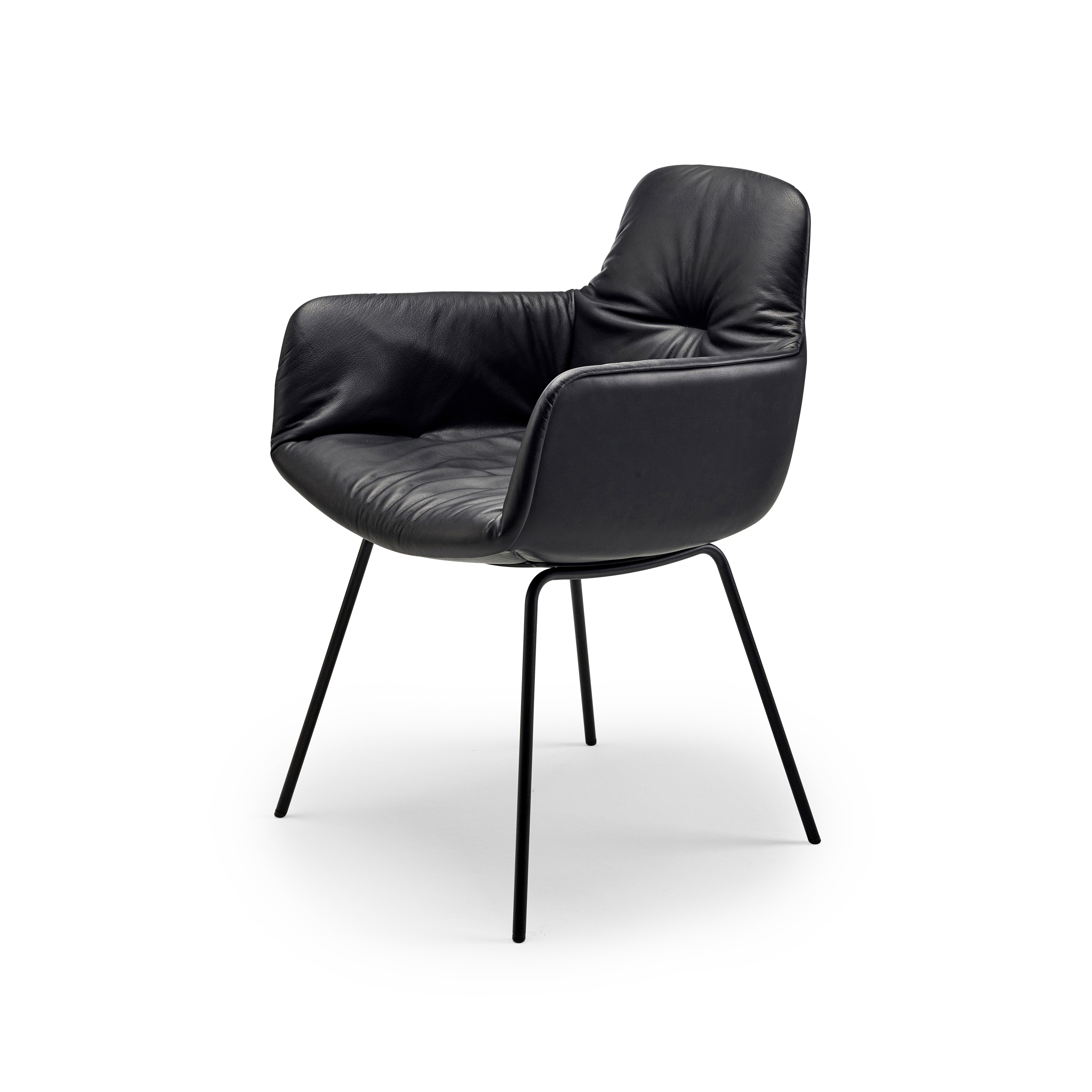 Display product Leya | Armchair High with steel frame from manufacturer FREIFRAU MANUFAKTUR