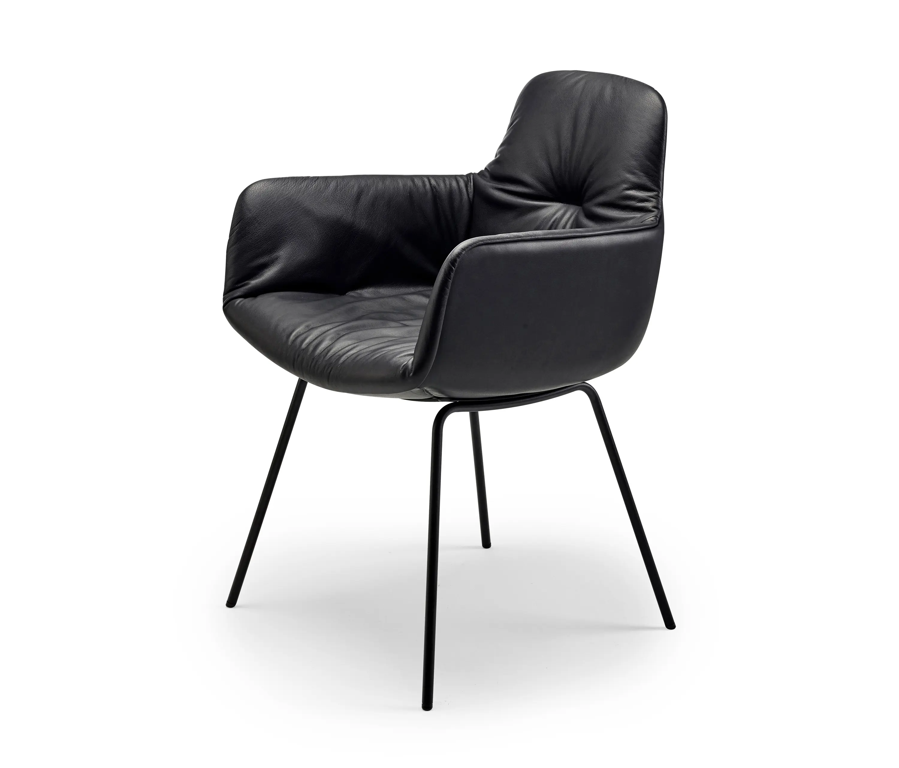 FREIFRAU MANUFAKTUR - Leya | Armchair High with steel frame