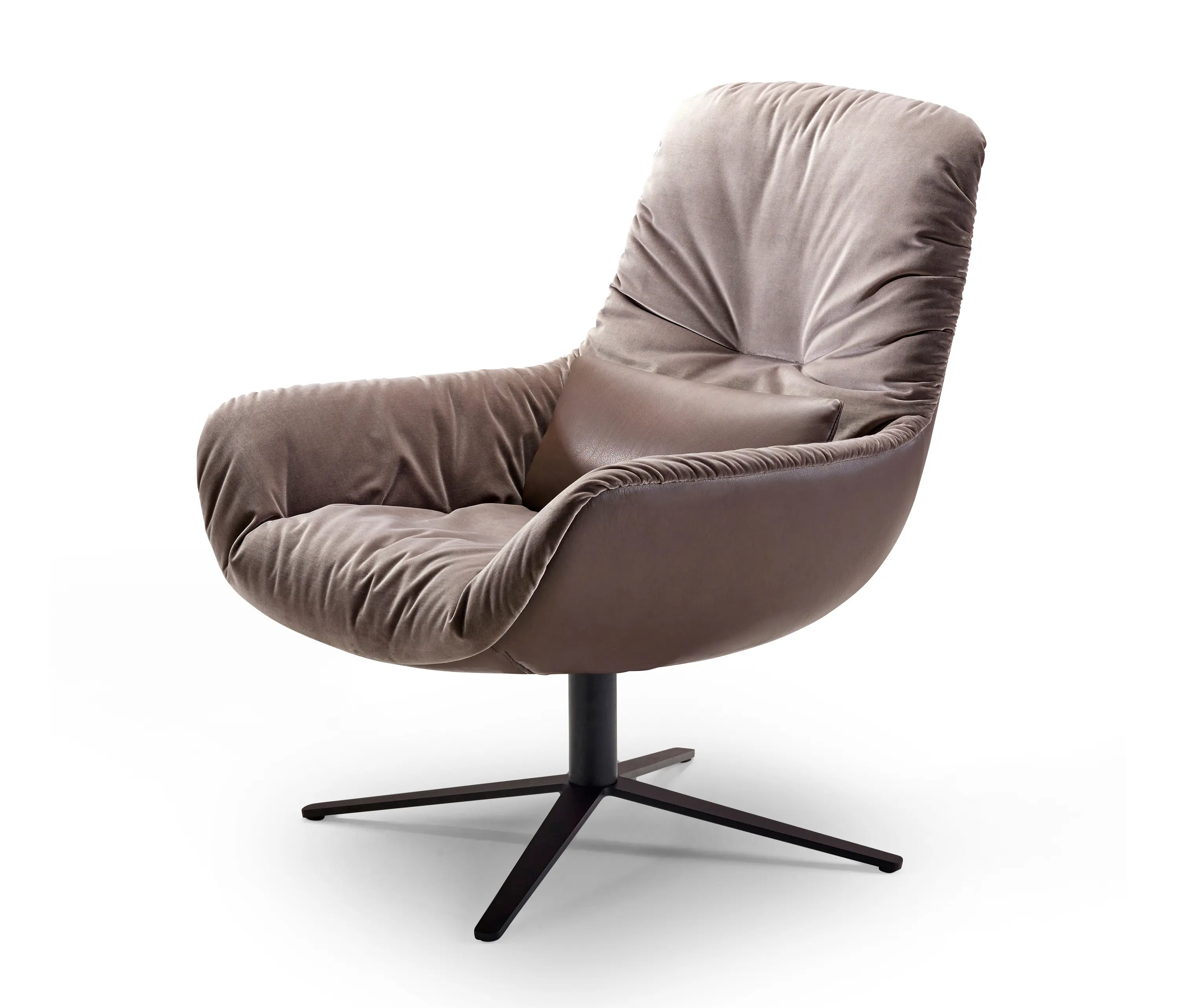 FREIFRAU MANUFAKTUR - Leya | Lounge Chair with x-base frame