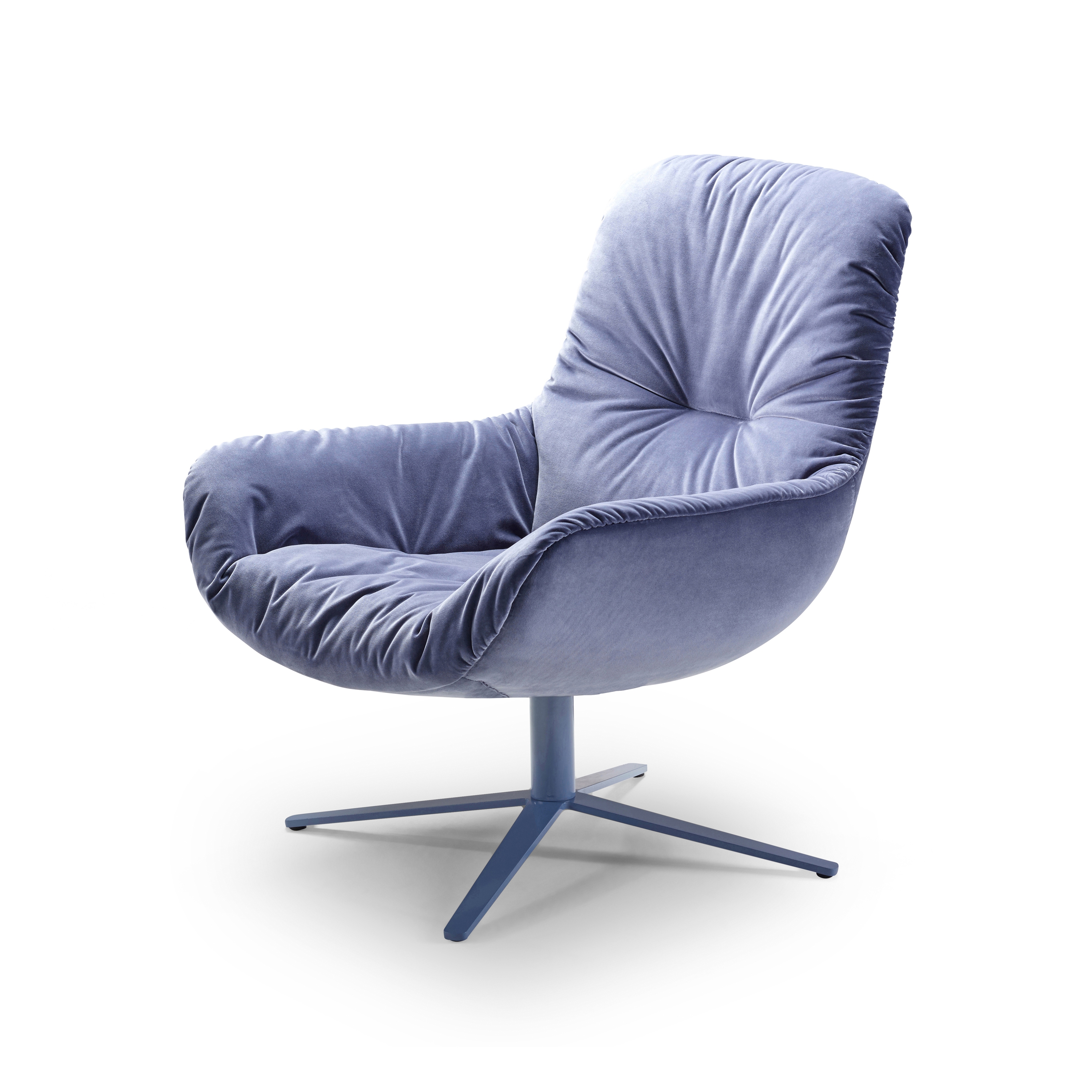 Mostrar el producto Leya | Lounge Chair with x-base frame del fabricante FREIFRAU MANUFAKTUR
