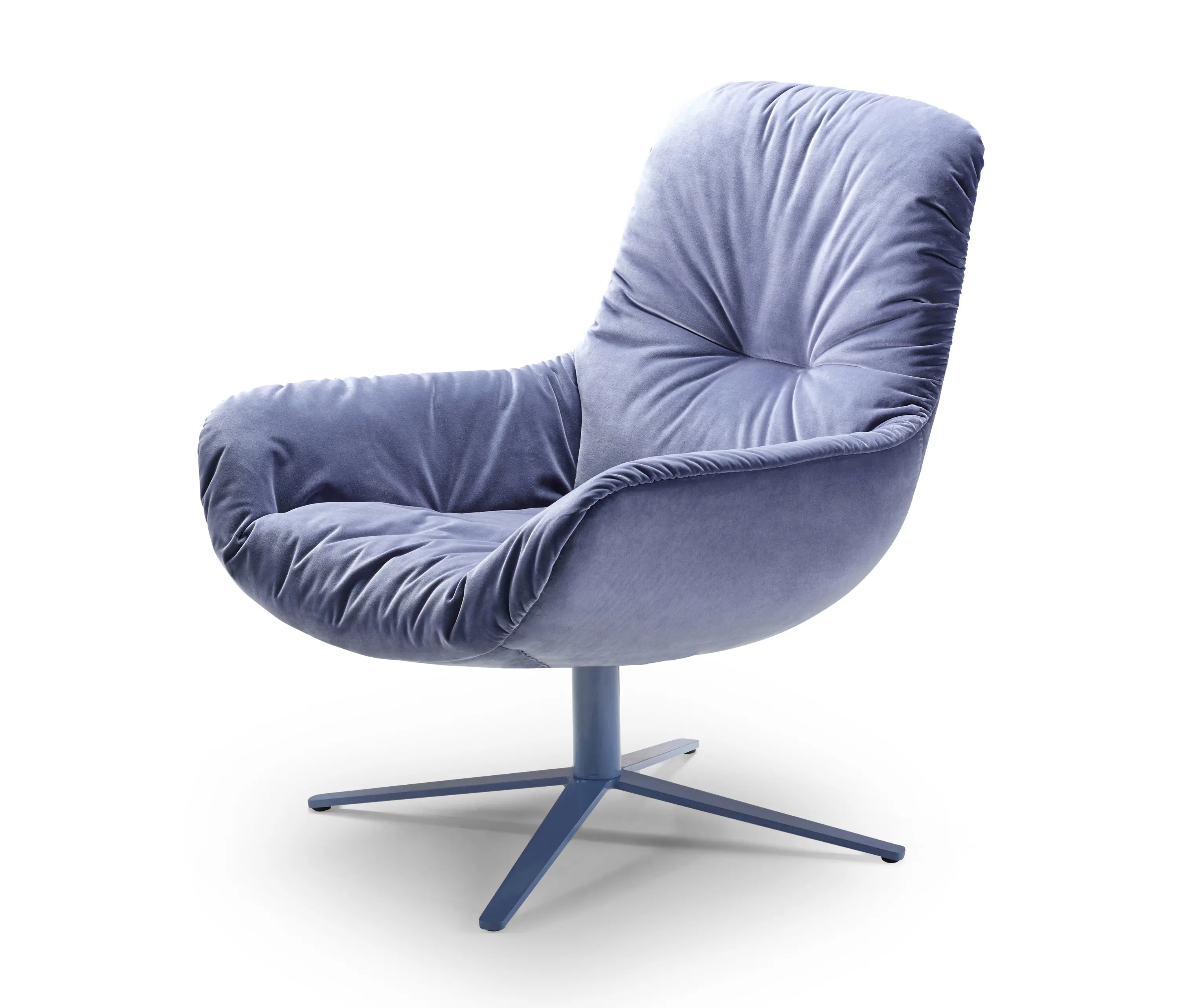 FREIFRAU MANUFAKTUR - Leya | Lounge Chair with x-base frame