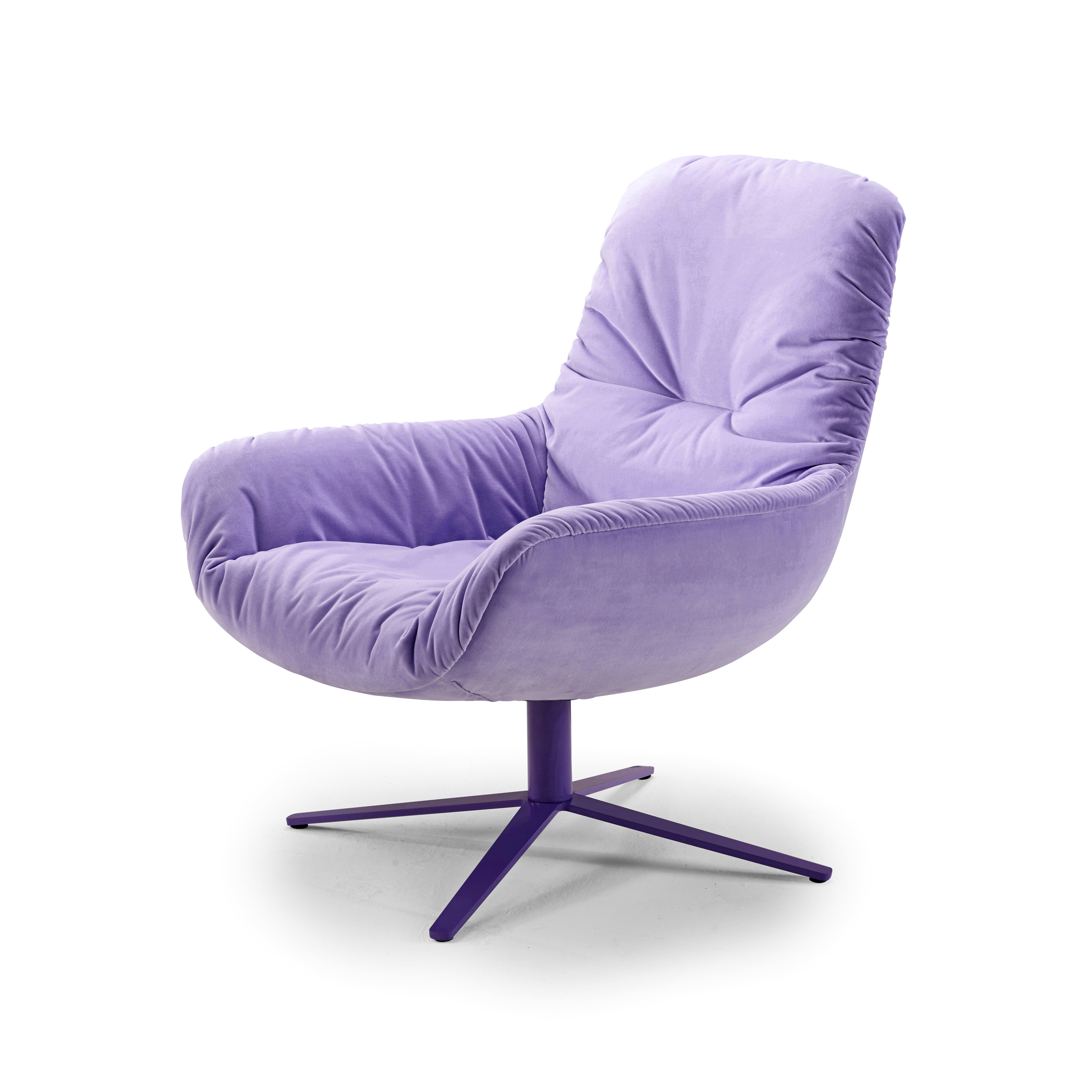 Leya | Lounge Chair with x-base frame