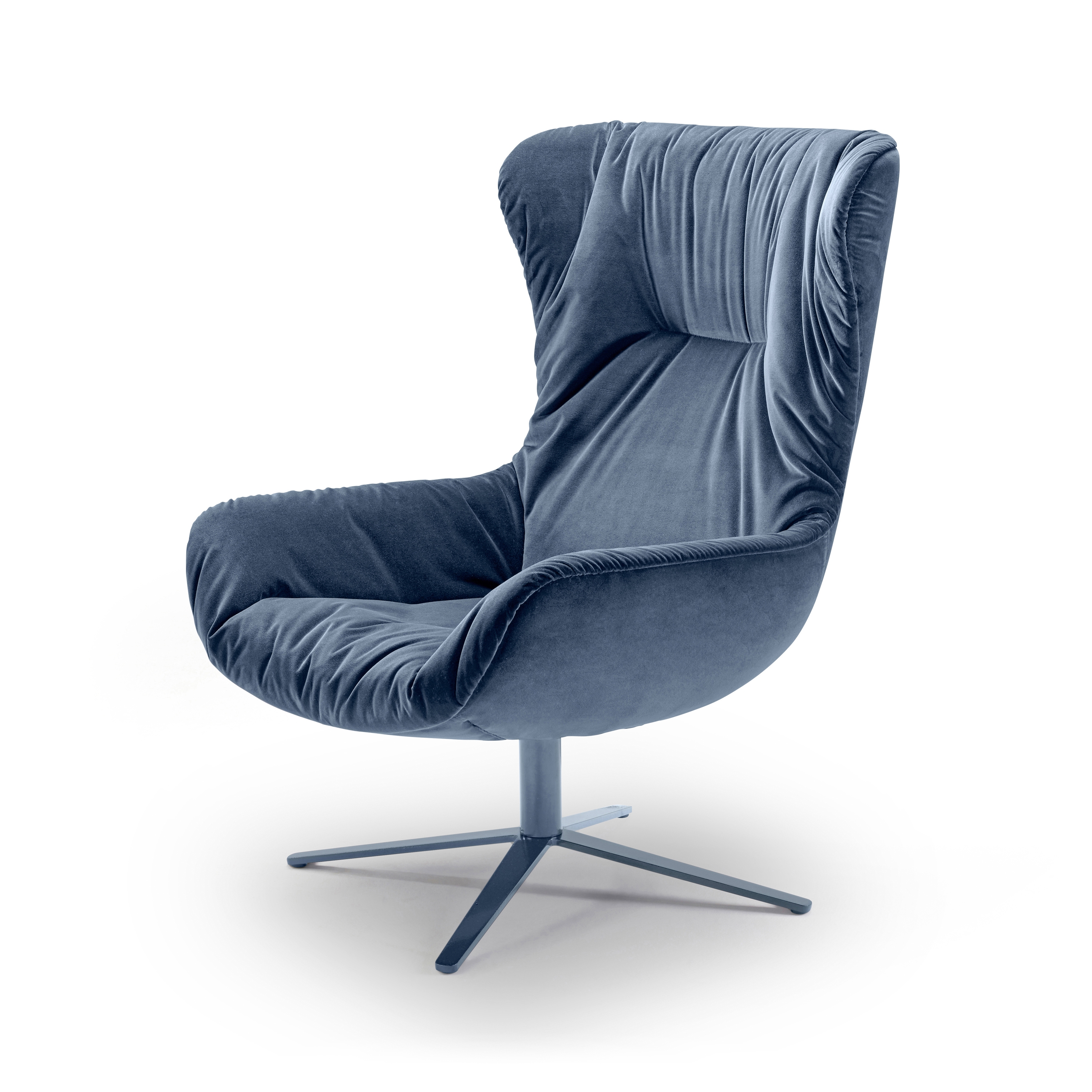 Leya | Wingback Chair with x-base frame