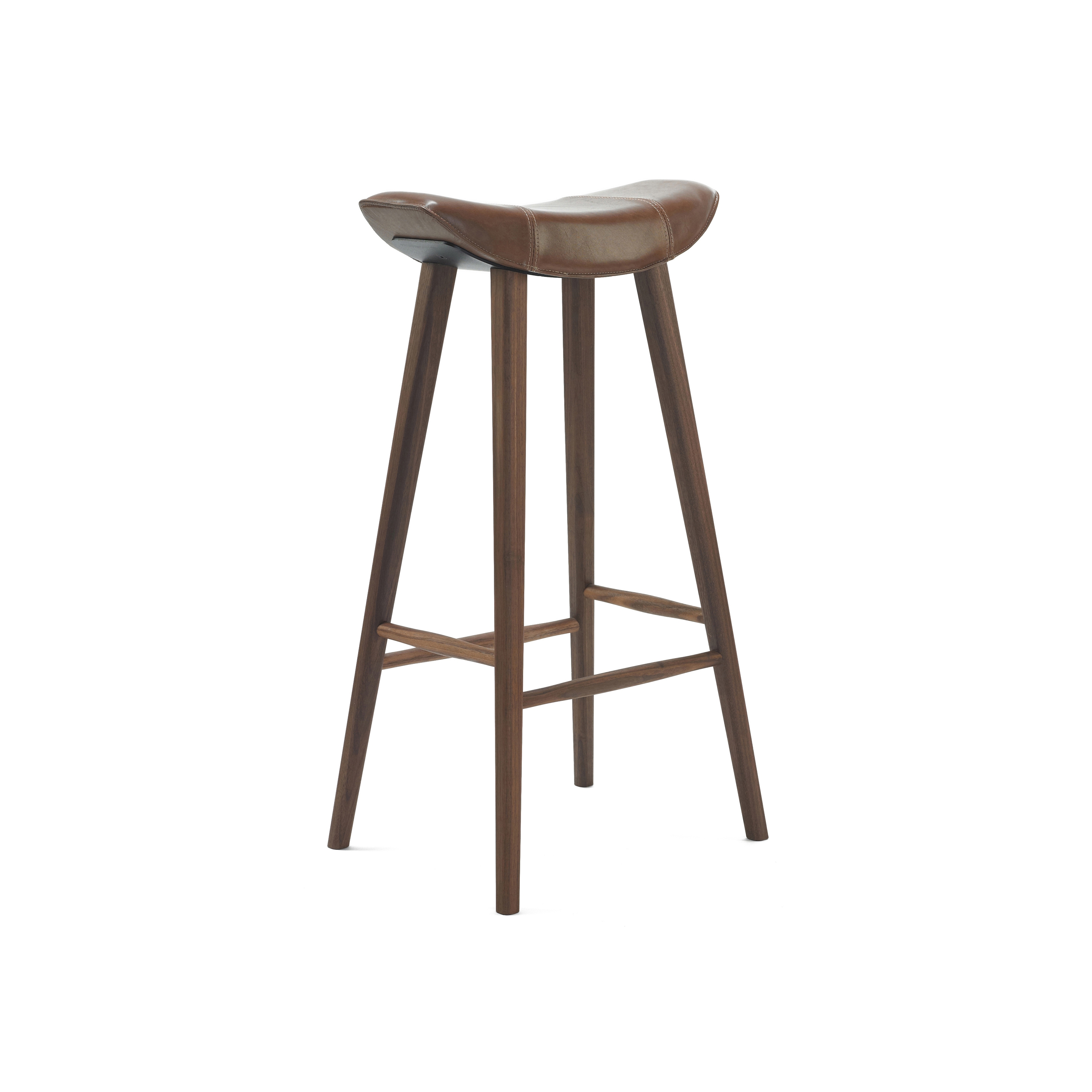 Kya | Barstool with wooden frame