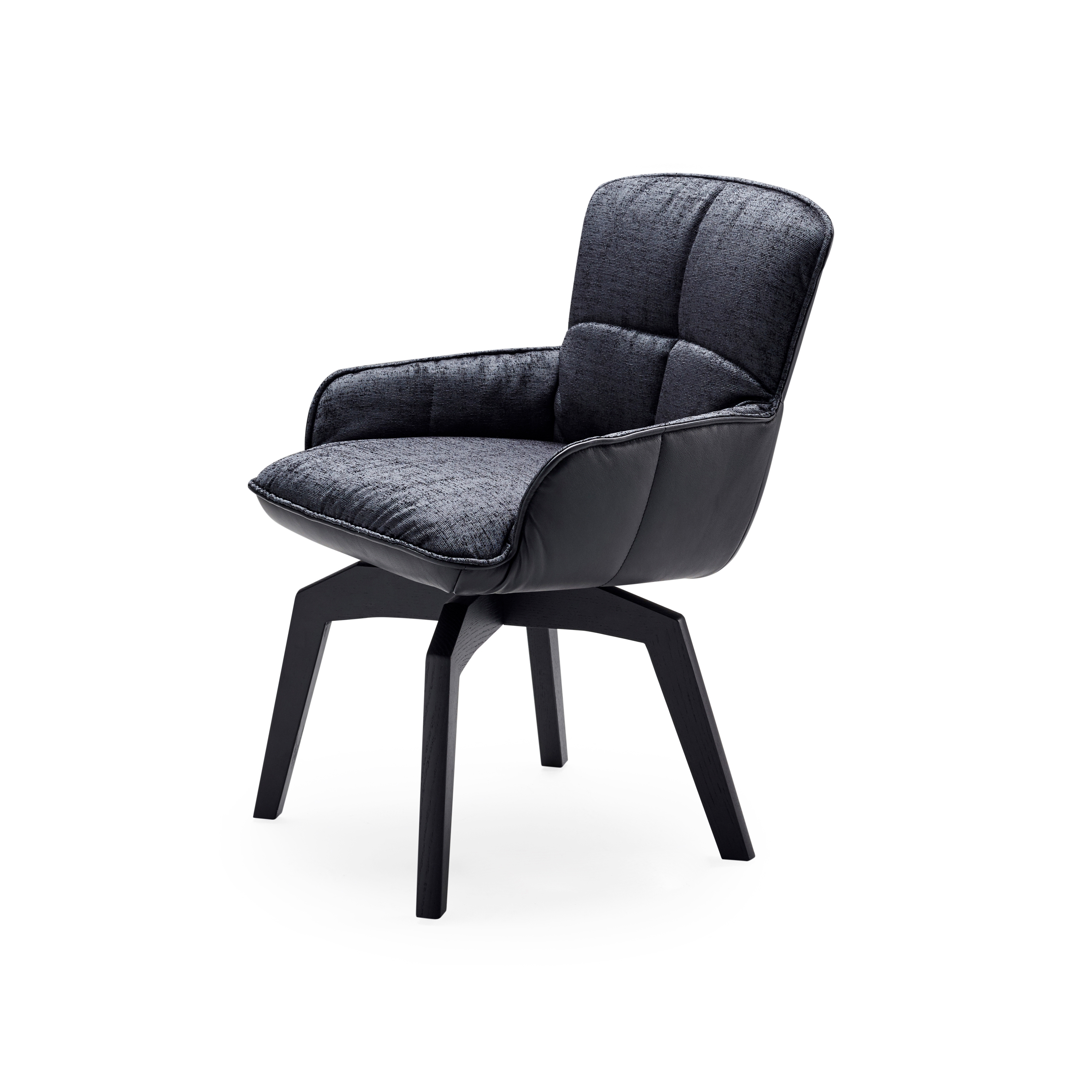Display product Marla | Armchair Low with wooden frame from manufacturer FREIFRAU MANUFAKTUR