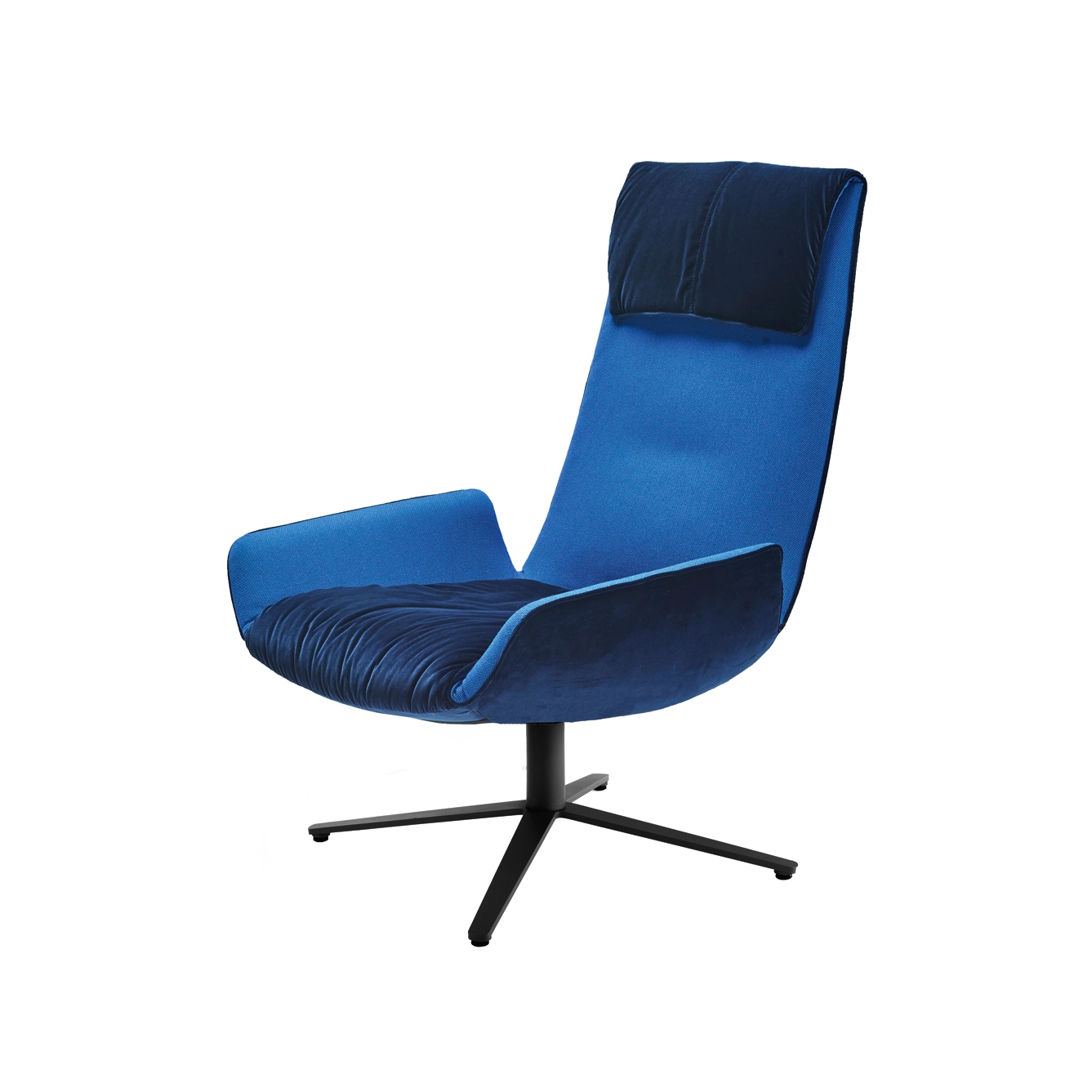 Display product Amelie | Lounge Chair with x-base frame from manufacturer FREIFRAU MANUFAKTUR