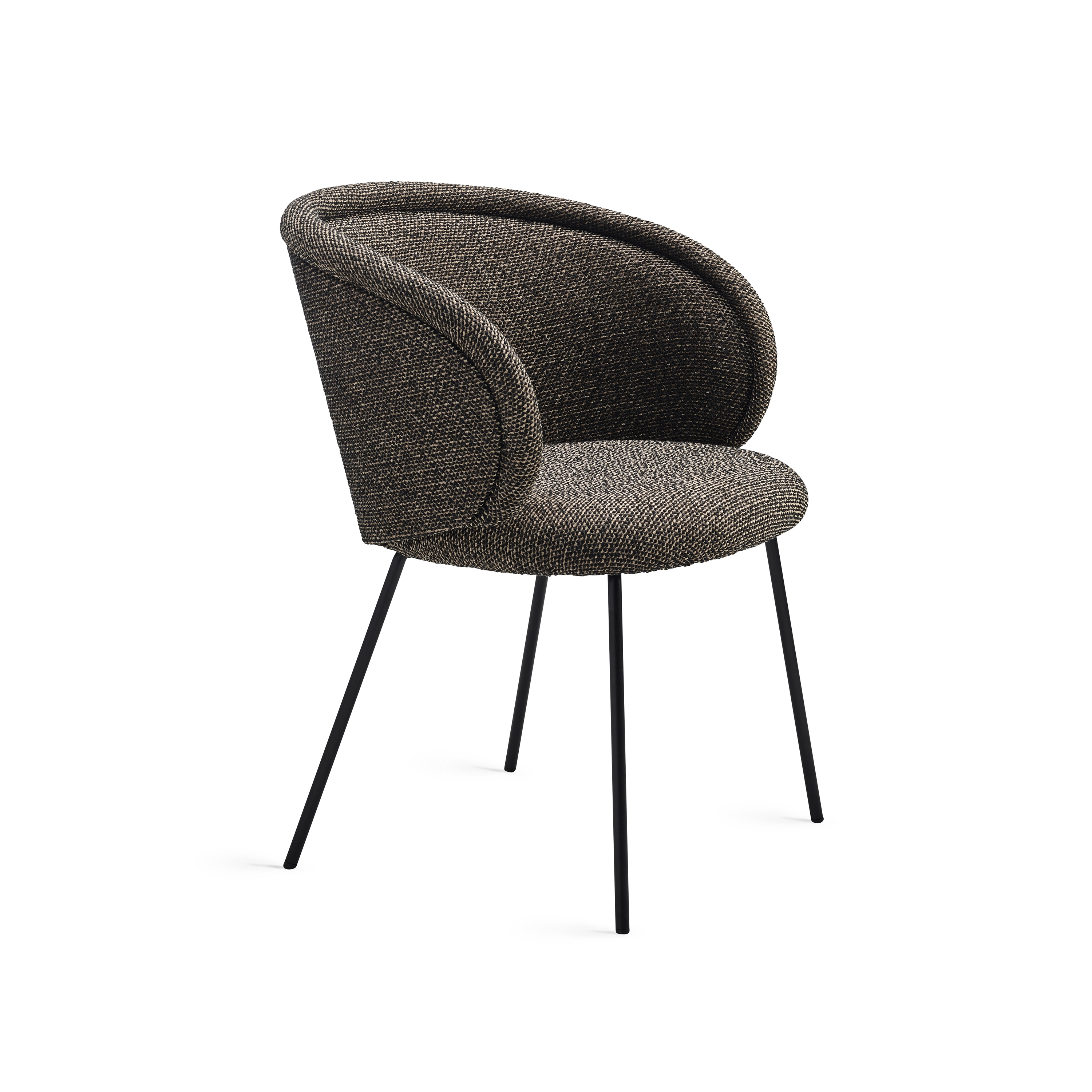 Ona | Armchair with 4-legs steel frame