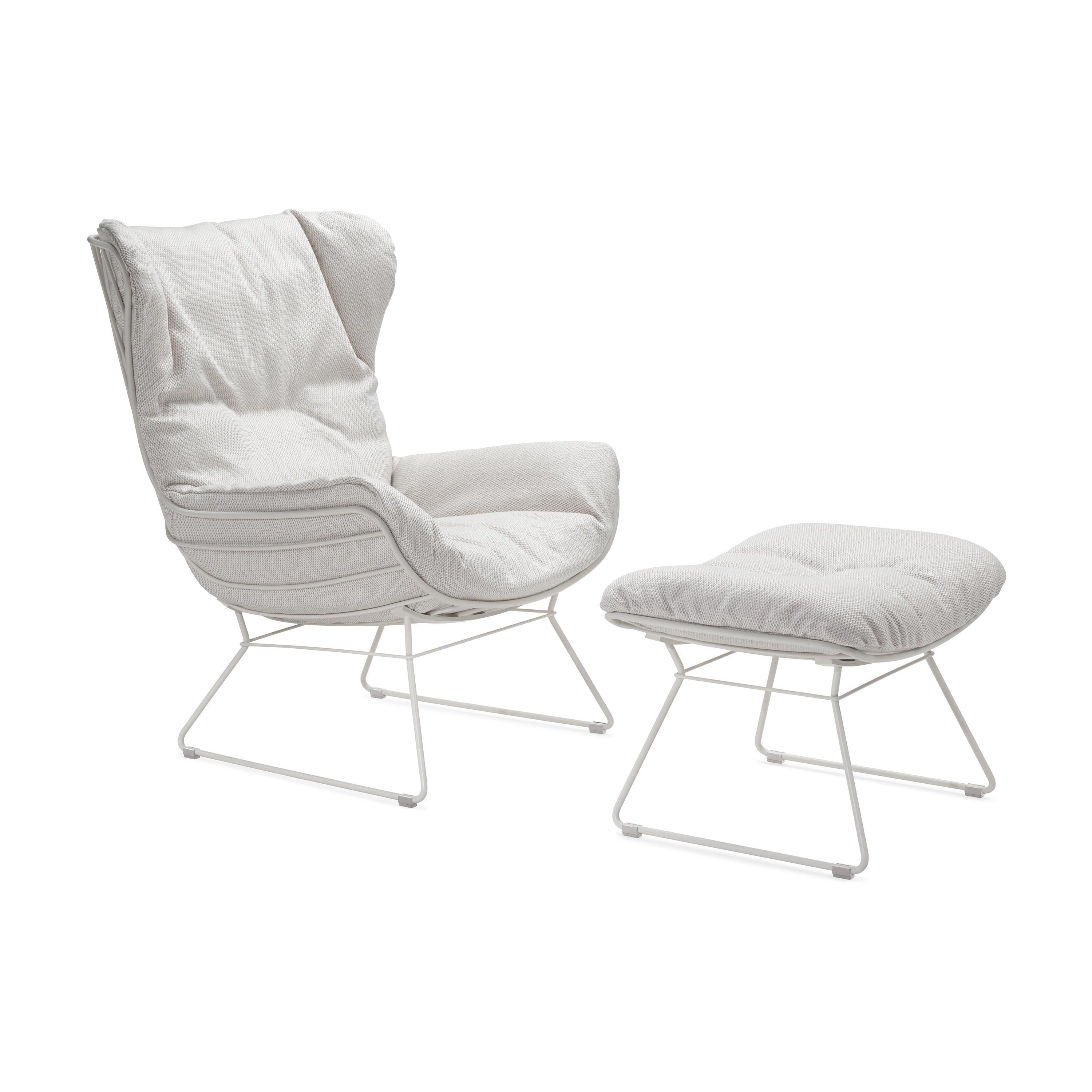 Display product Leyasol | Outdoor | Wingback Chair with Ottoman from manufacturer FREIFRAU MANUFAKTUR