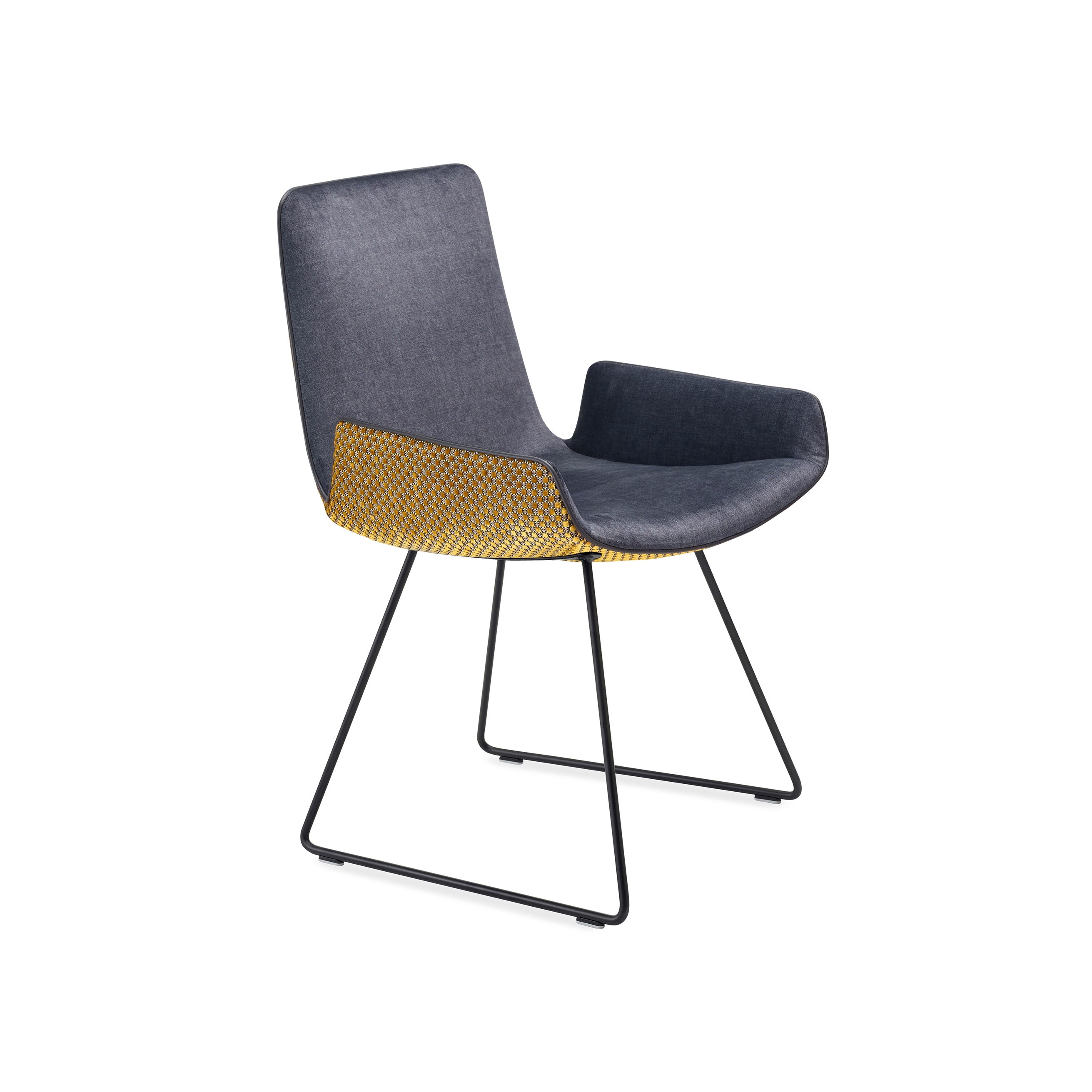 Display product Amelie | Armchair Low with skid frame from manufacturer FREIFRAU MANUFAKTUR