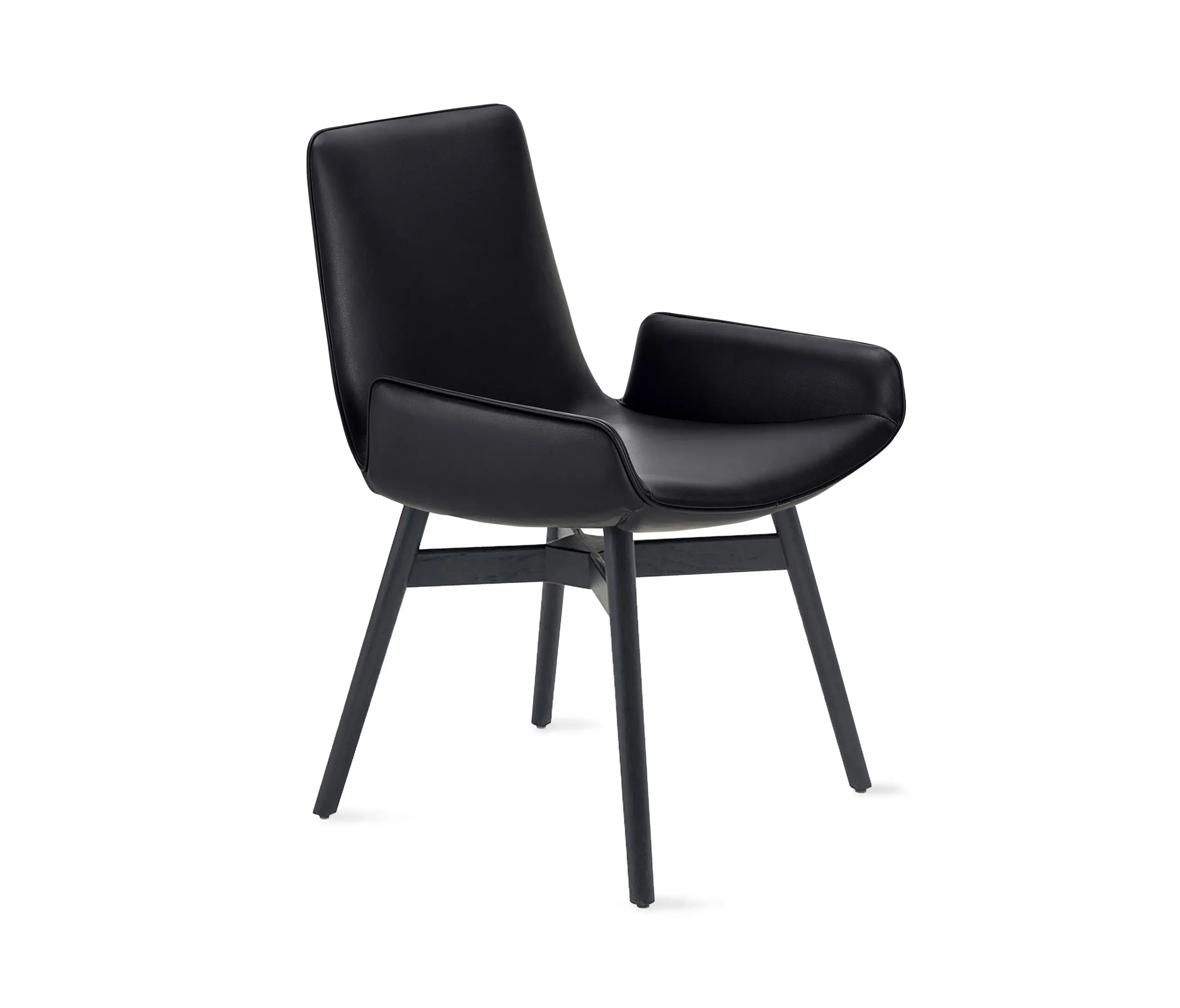 FREIFRAU MANUFAKTUR - Amelie | Armchair Low mit Holz mit Kreuzzarge