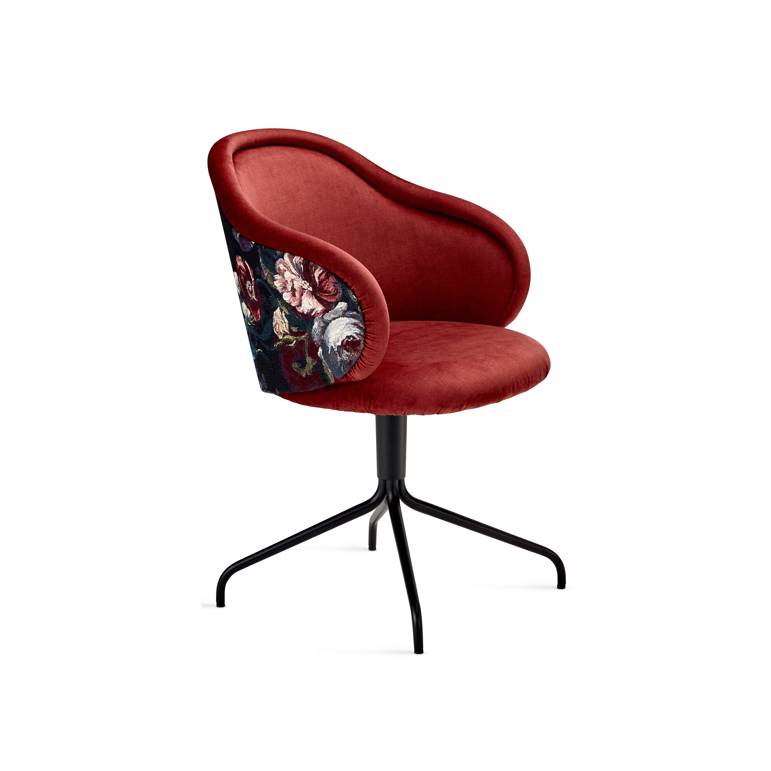 Display product Ona | Curved Armchair with trestle leg from manufacturer FREIFRAU MANUFAKTUR